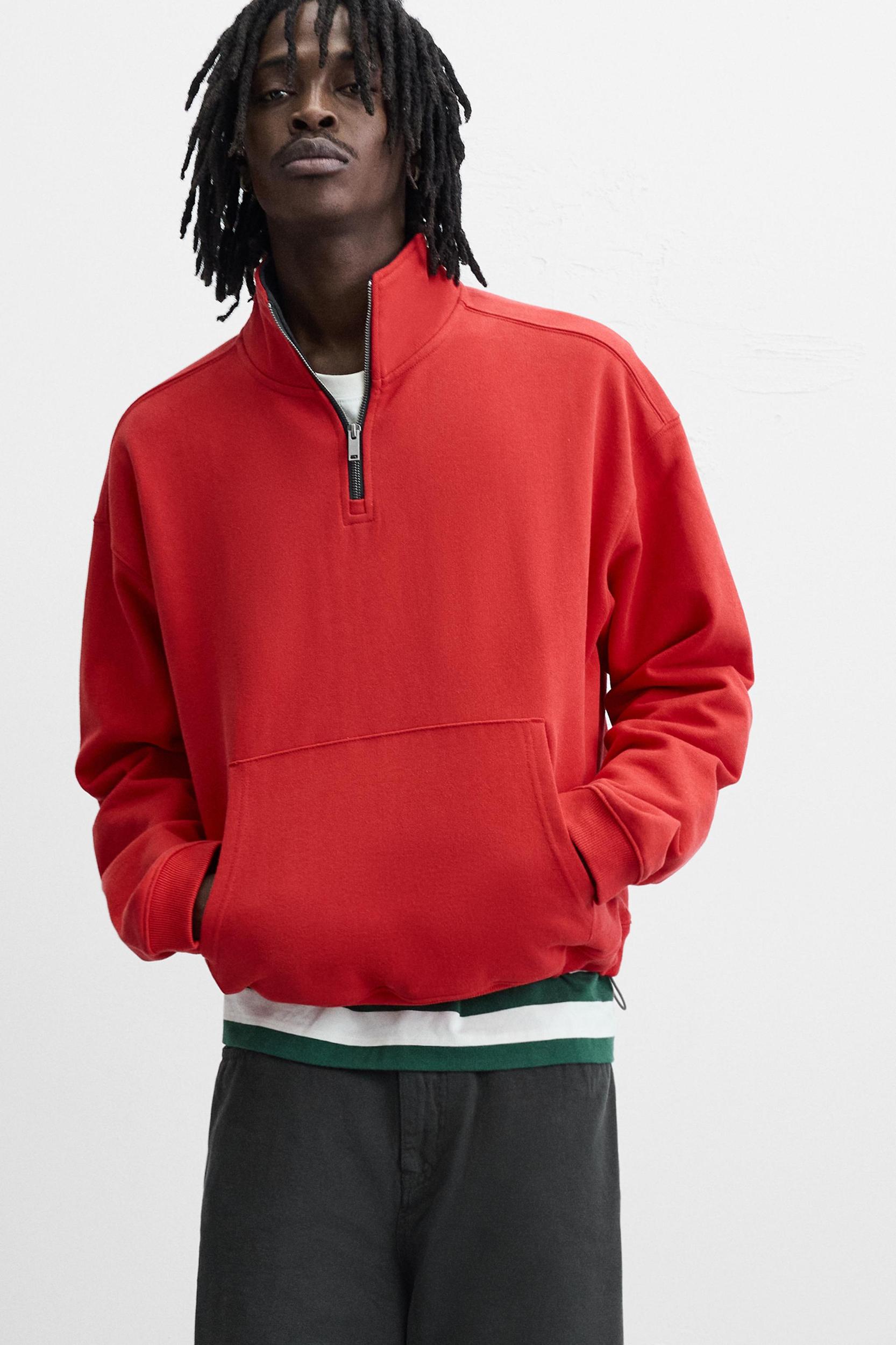 QUARTER-ZIP SWEATSHIRT Product Image