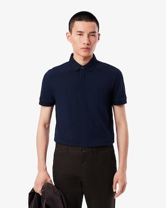 Regular Fit Paris Stretch Piqué Polo Shirt Product Image