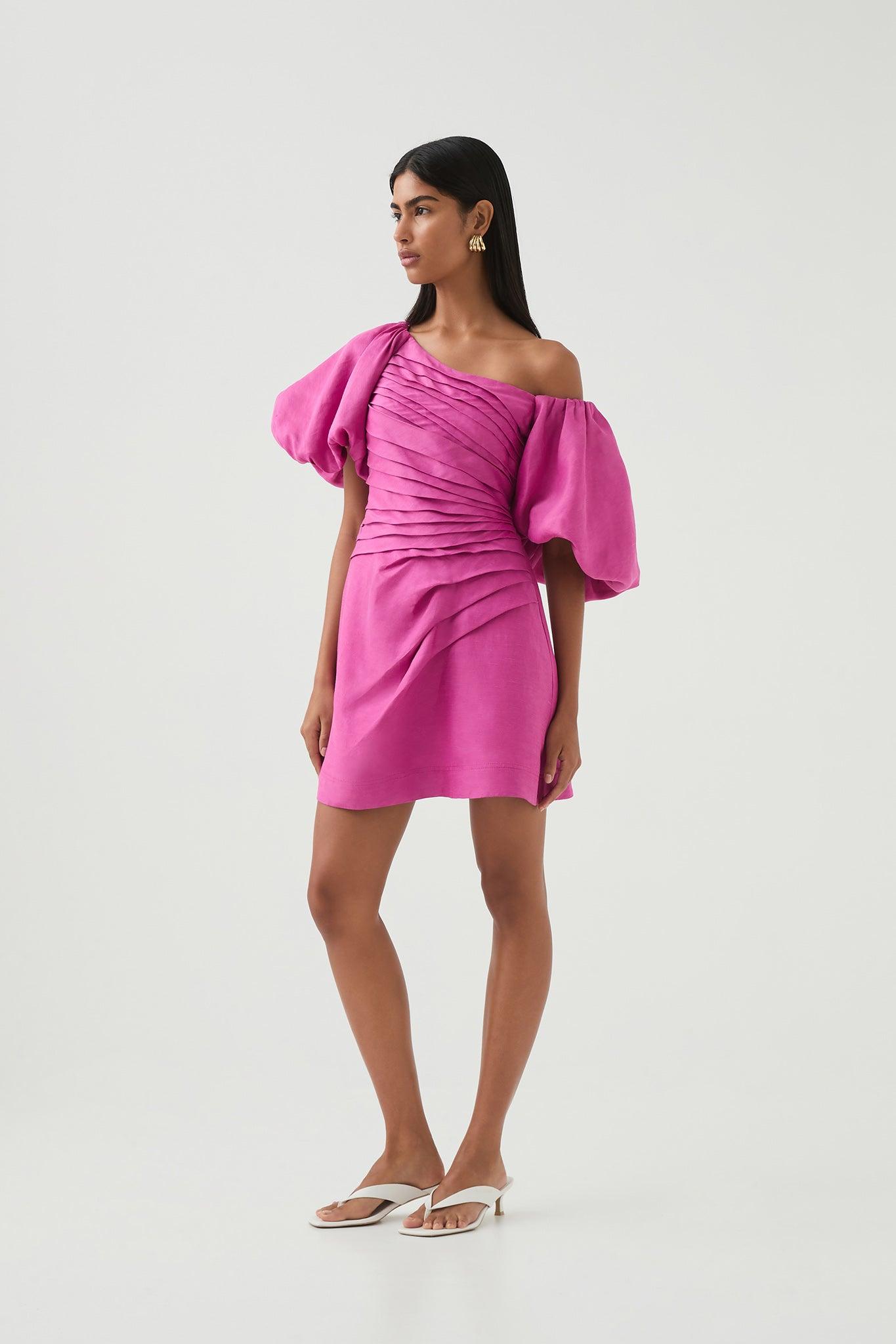 Cadence Ruched Mini Dress Product Image