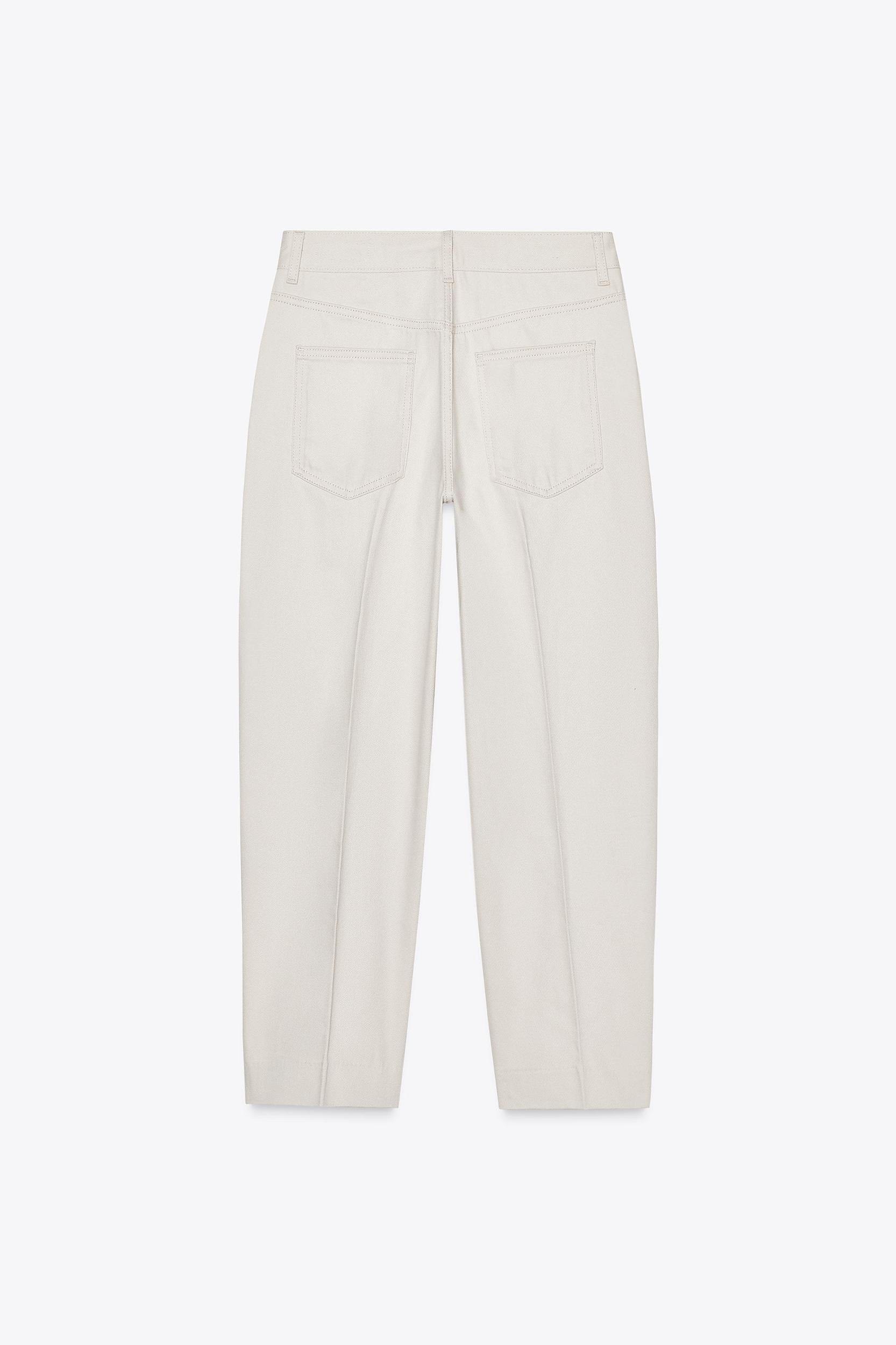 MID WAIST TAPERED JEANS ZW COLLECTION Product Image