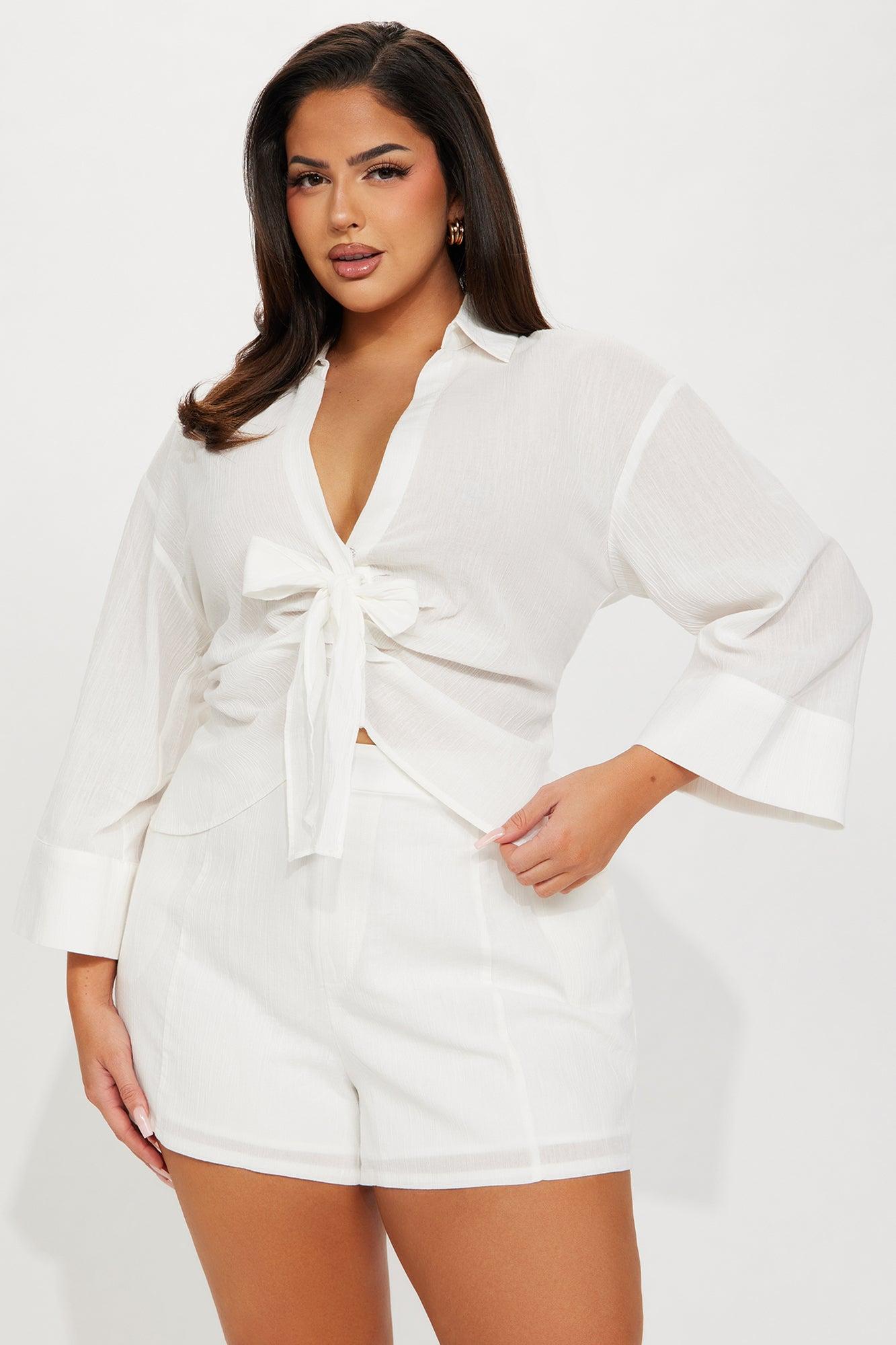 Kati Short Set - White Product Image