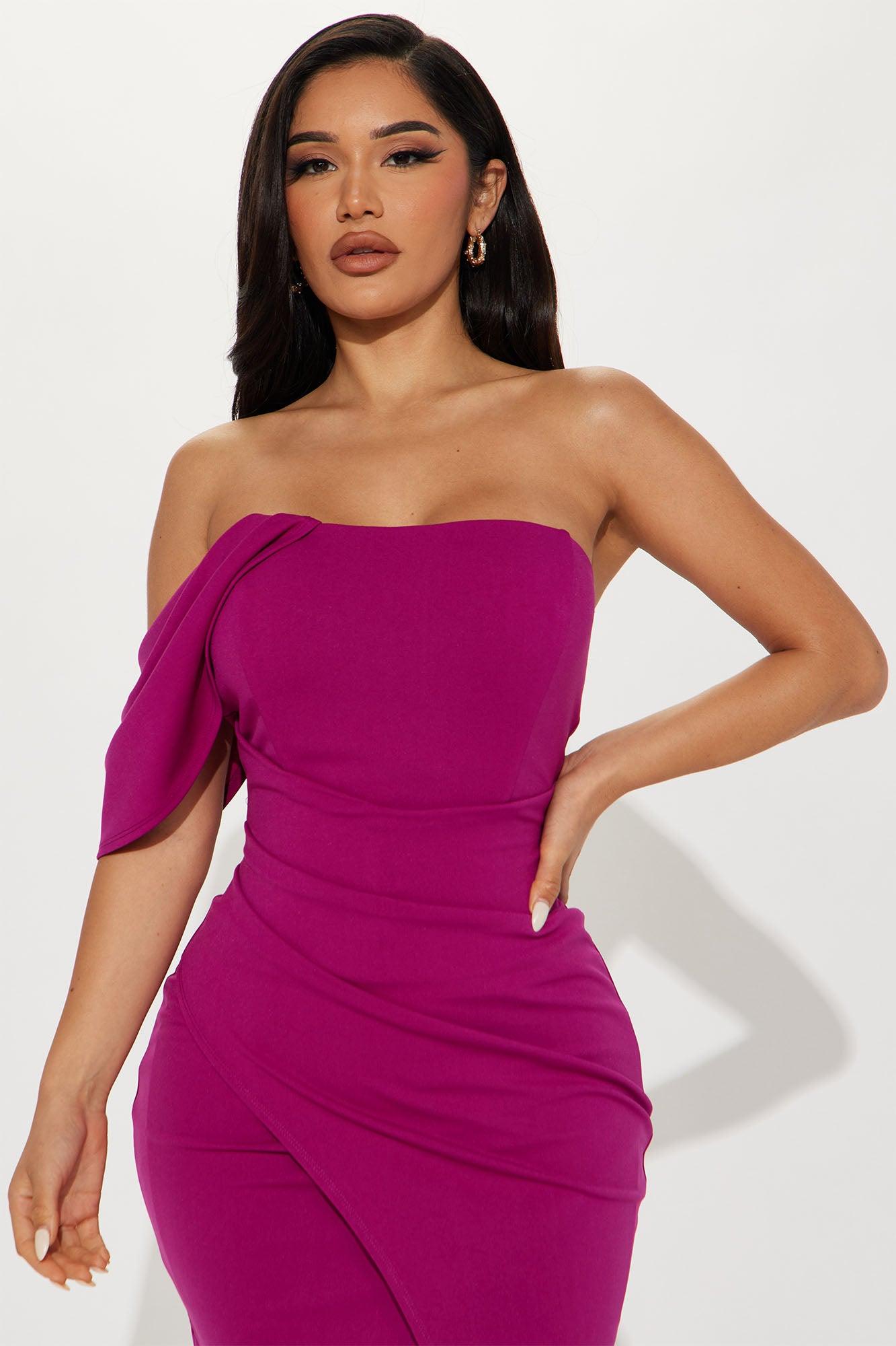 Camilla Midi Dress - Magenta Product Image
