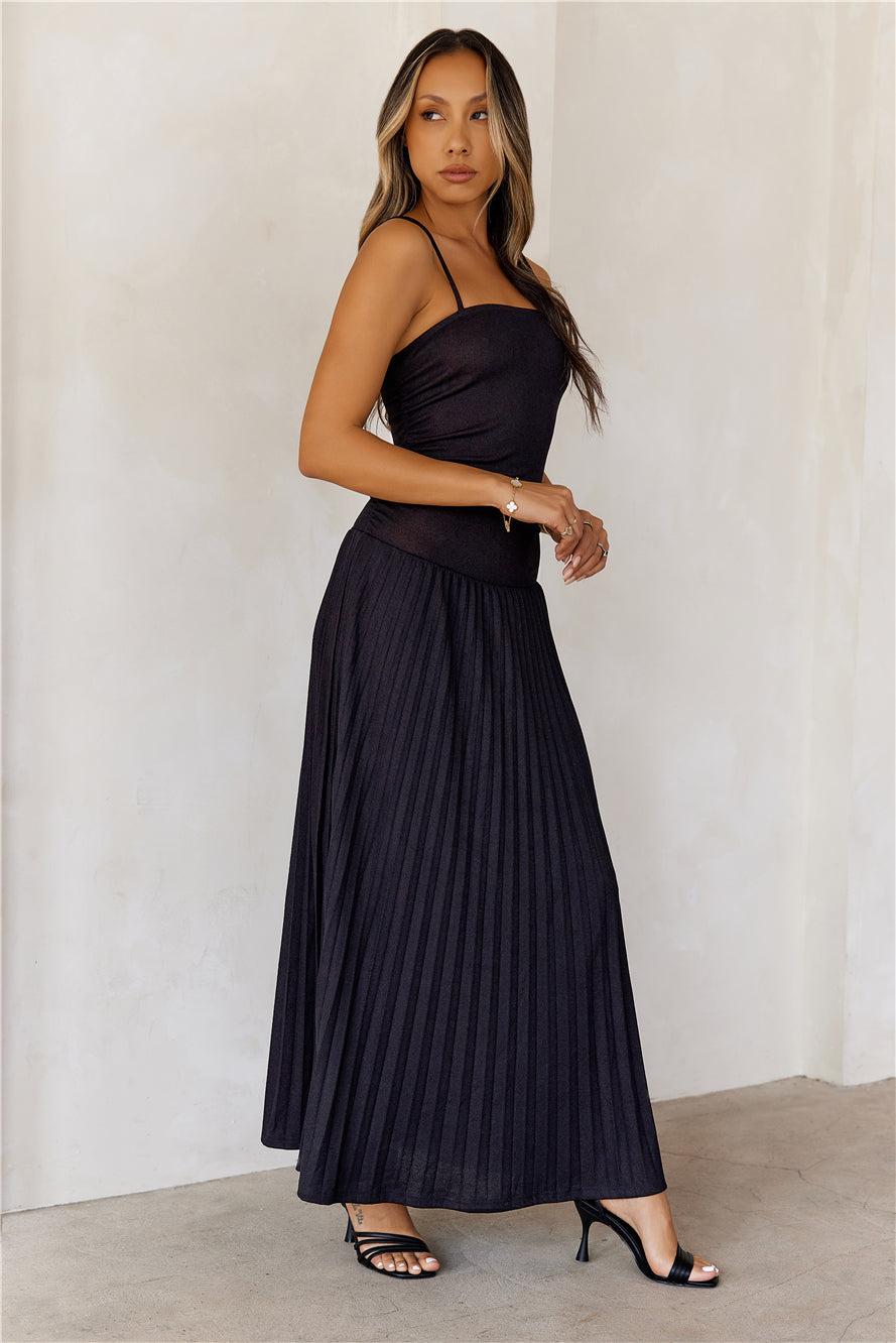 Subtle Luxury Maxi Dress Black Product Image