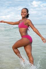 Valle Bikini Bottom - Snapdragon Female Product Image