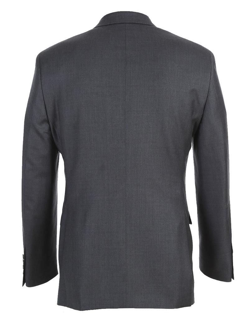 Half Canvas Wool Dress Suit Regular Fit 2 Piece in Gray Product Image