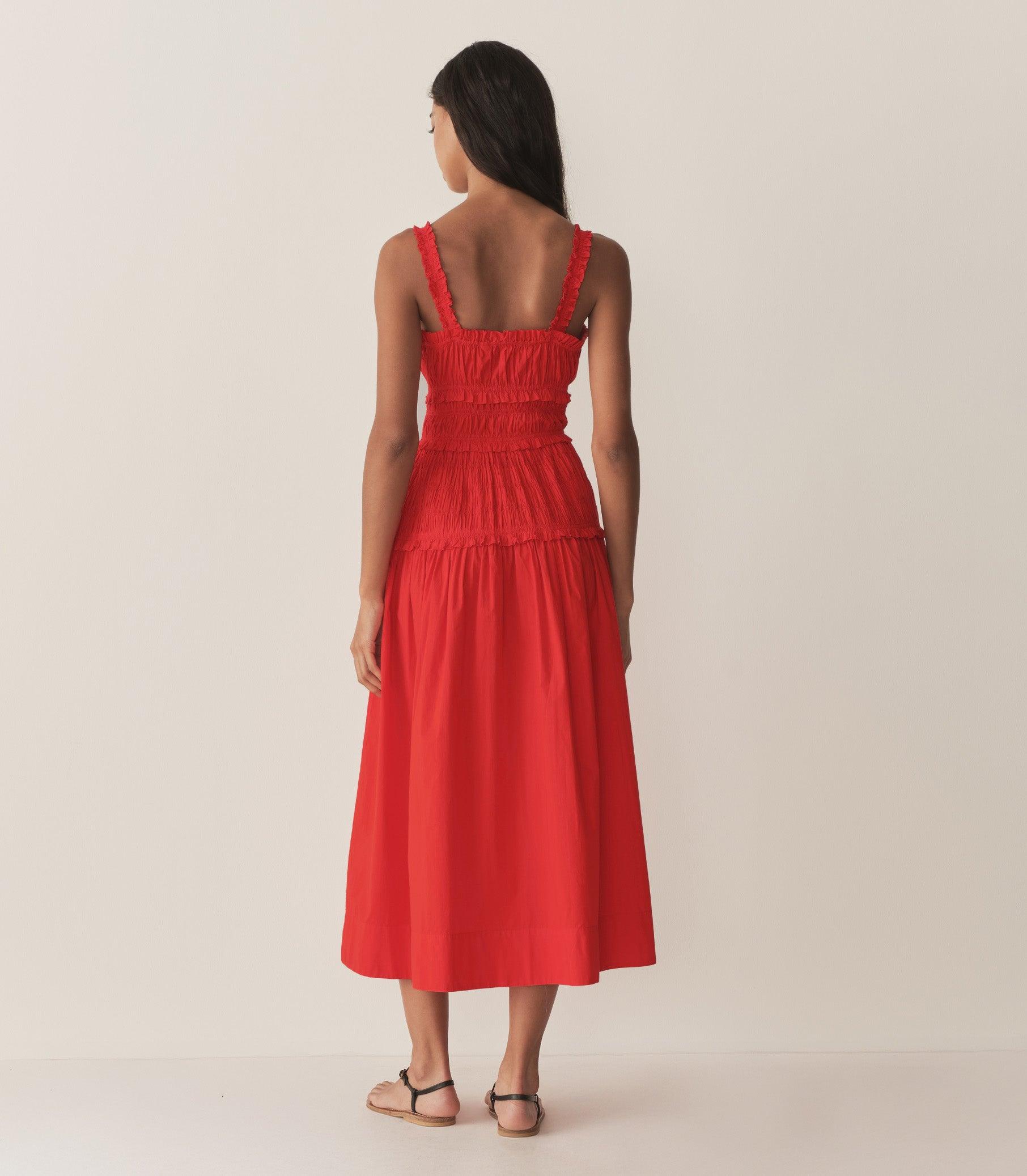 MARIANNE DRESS -- CARMINE Product Image