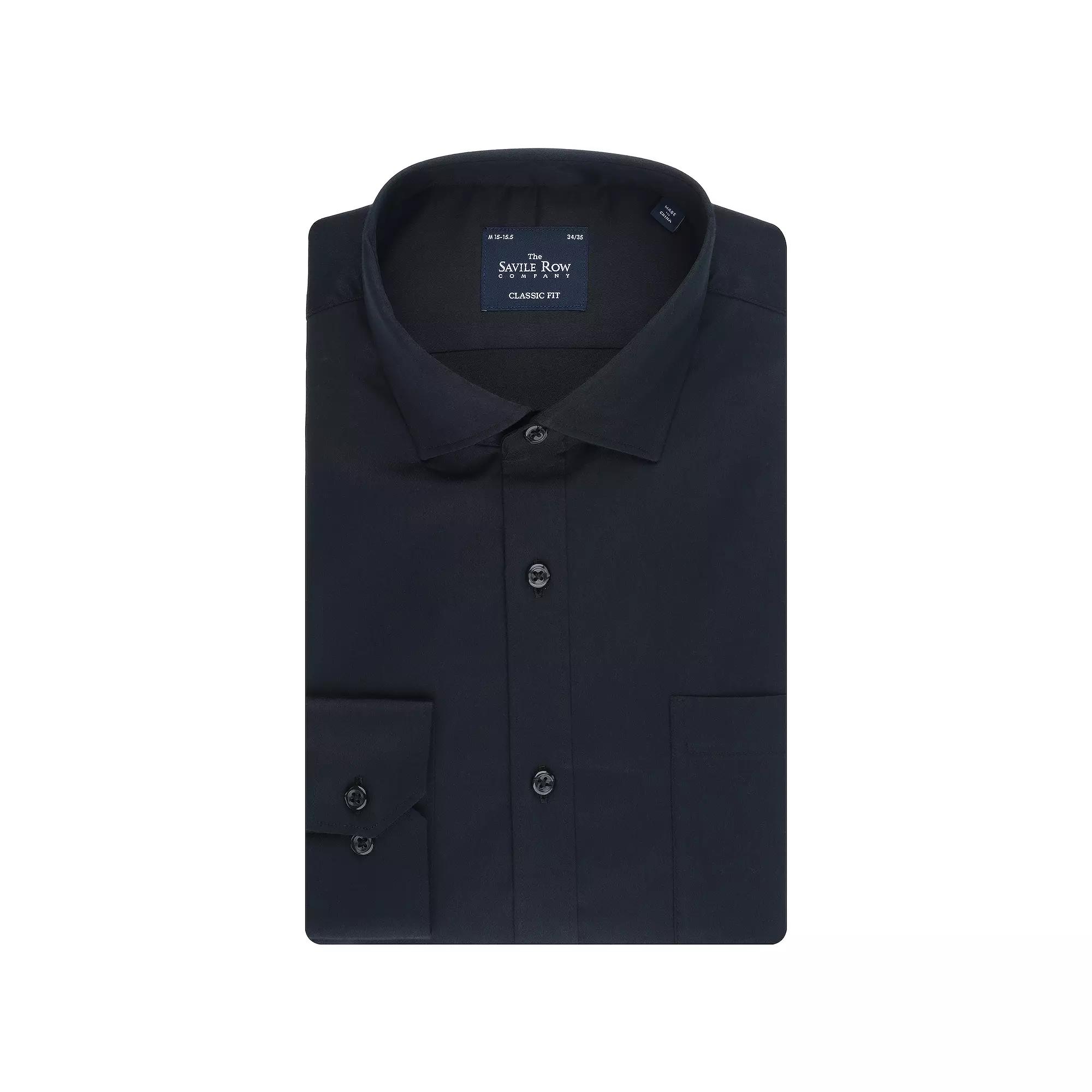 Men's Savile Row Classic Fit Sateen Dress Shirt,  Product Image