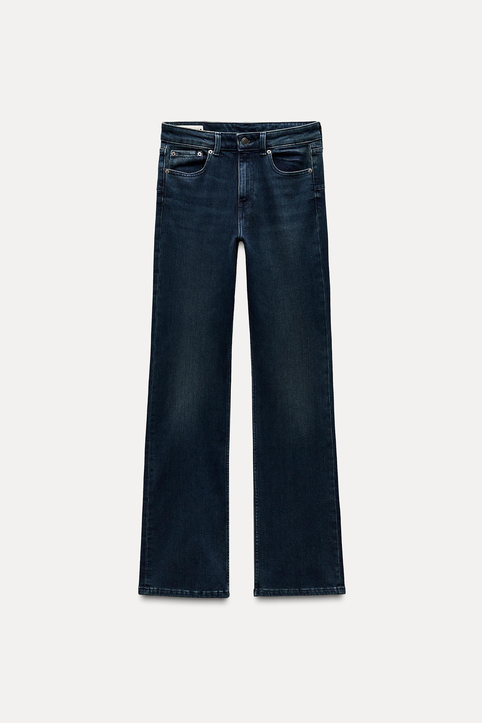FULL LENGTH MID WAIST BOOTCUT JEANS ZW COLLECTION Product Image