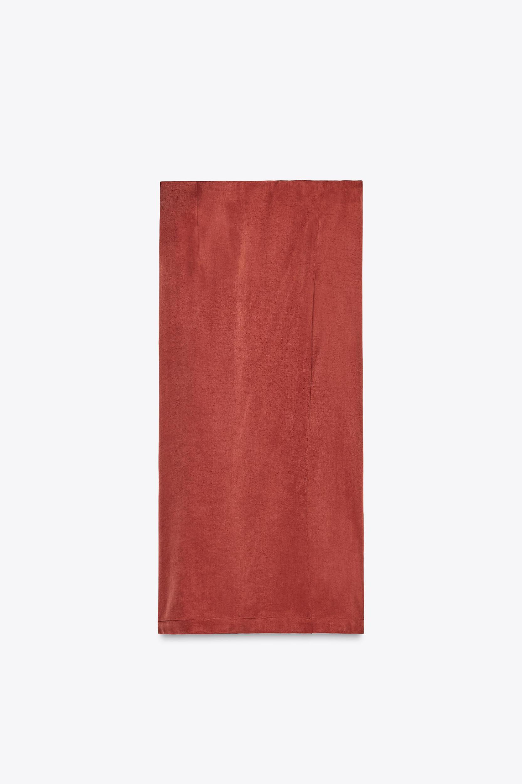 ZW COLLECTION TIE MIDI SKIRT Product Image