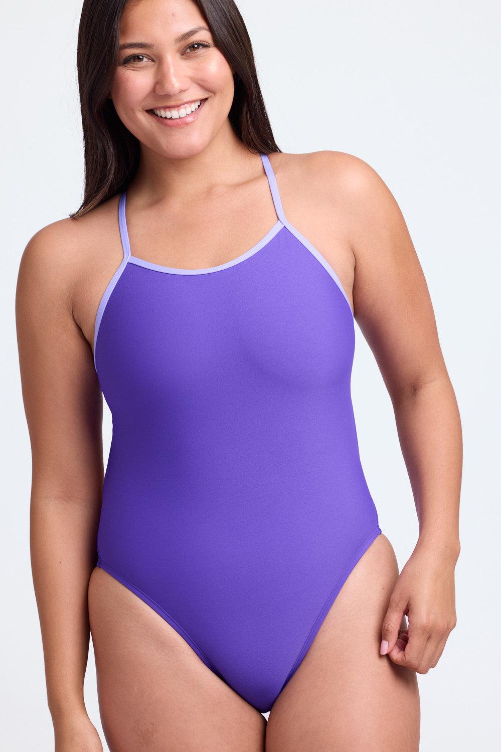 Brandon One Piece Swimsuit - Papaya Contrast Female Product Image