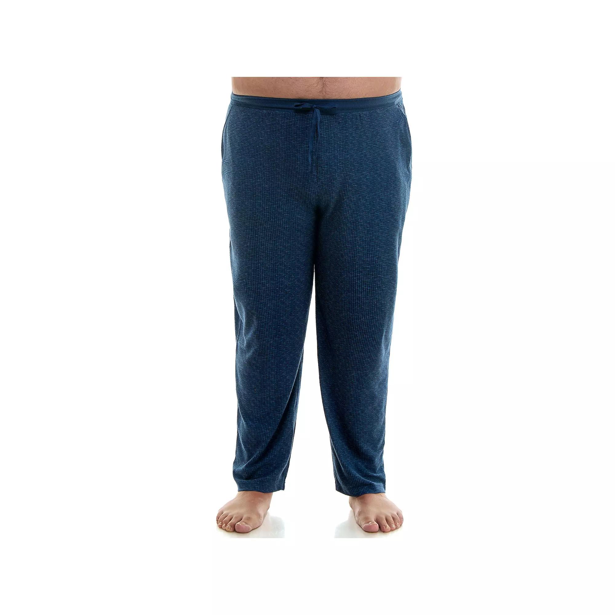 Big & Tall Sonoma Goods For Life® Supersoft Waffle Pajama Pants, Men's, Size: 3XL Tall, Dark Grey Product Image