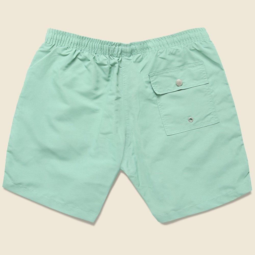 5.5" Solid Swim Trunks - Sea Foam Product Image