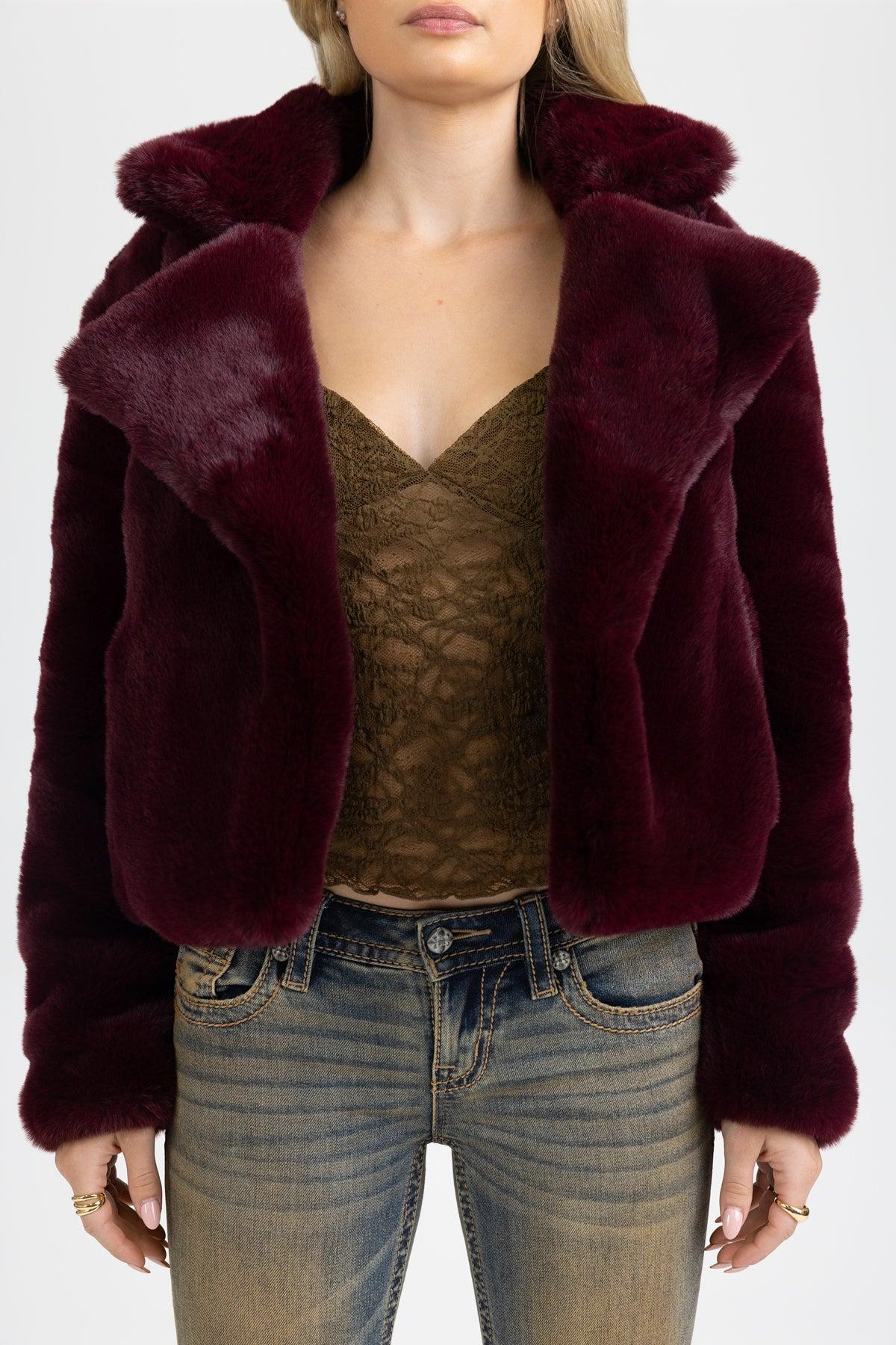 Amari Faux Fur Jacket Product Image