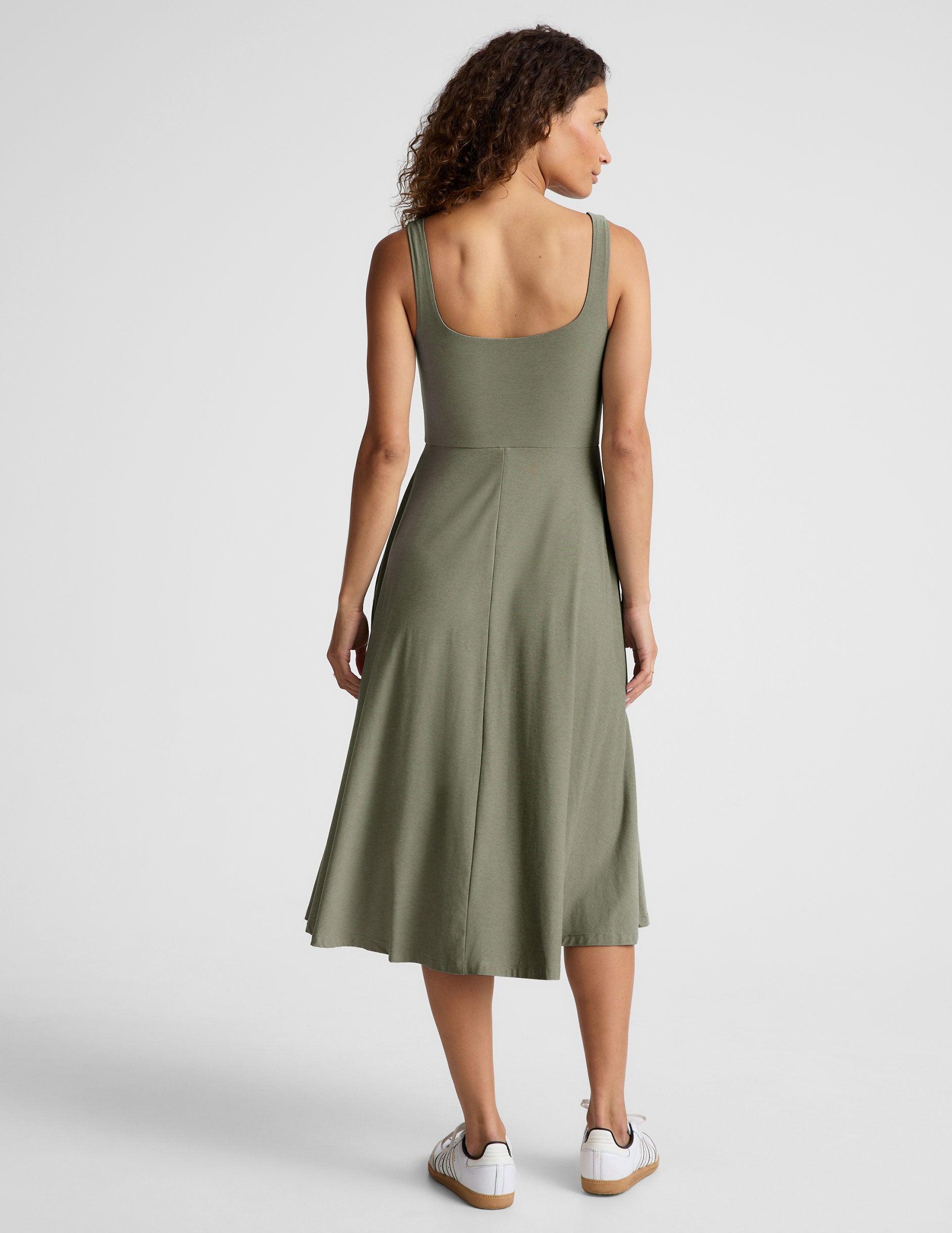 Featherweight At The Ready Square Neck Dress Product Image