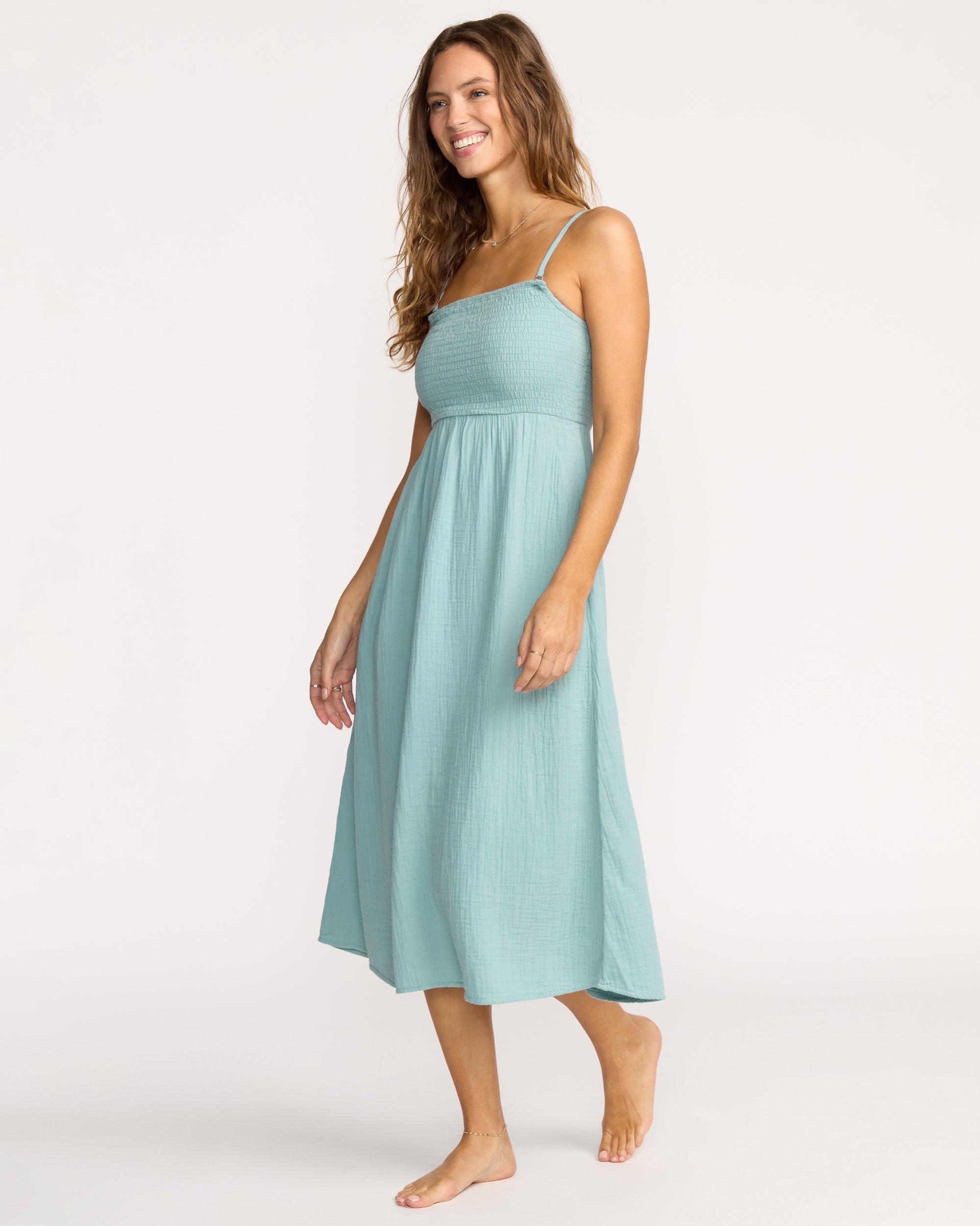 Off The Coast Dress - Blue Fog Female Product Image