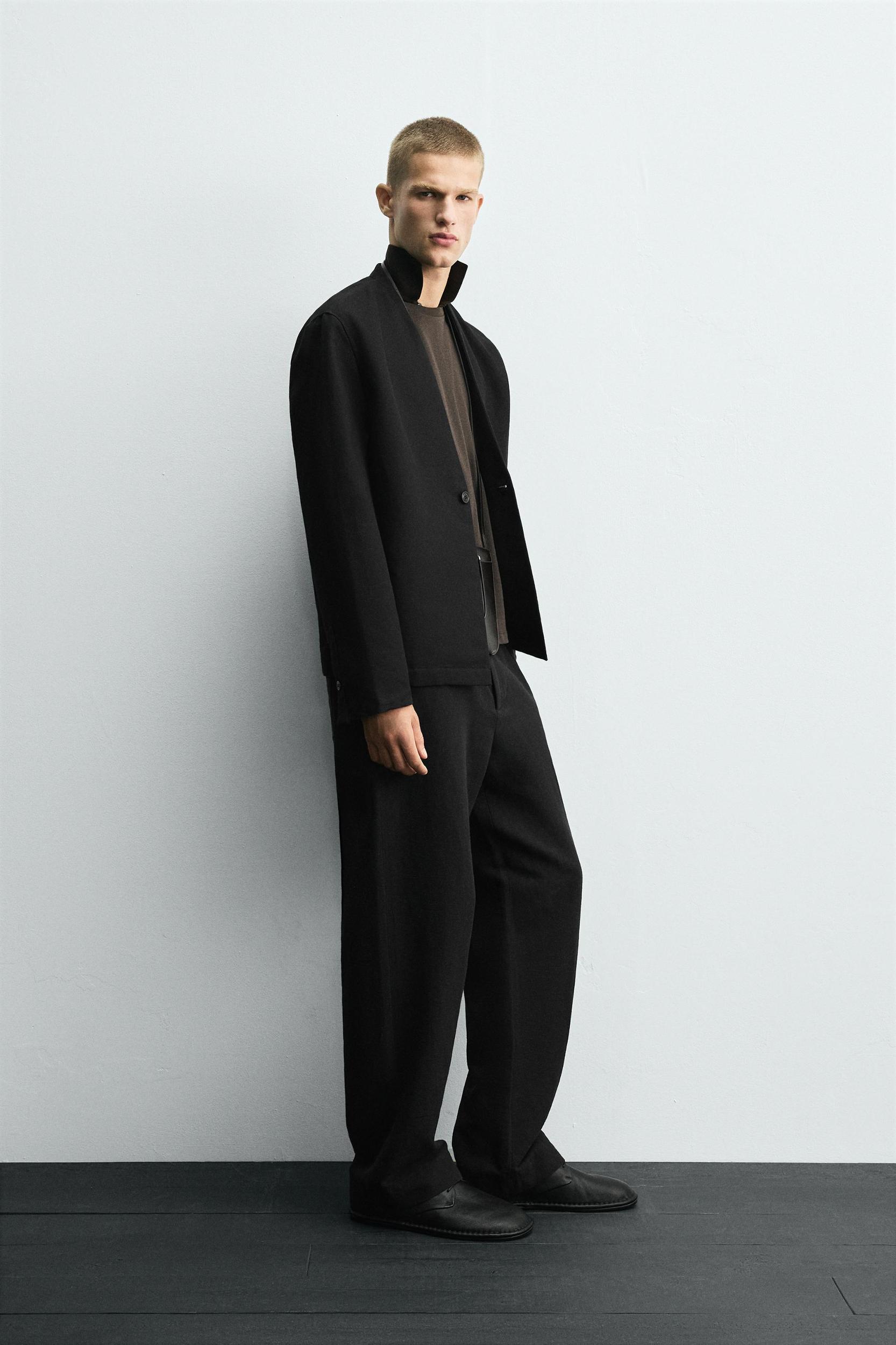 COTTON - LINEN SUIT PANTS Product Image