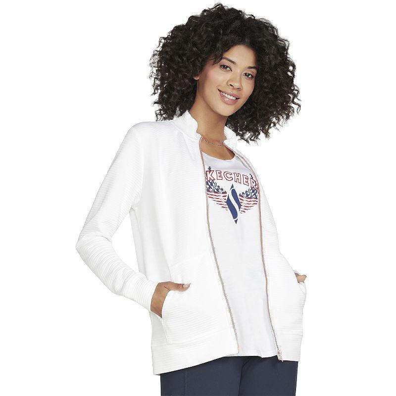 Women's Skechers® The Go Walk® Ottoman Cozy Fit Zip-Up Jacket,  Product Image