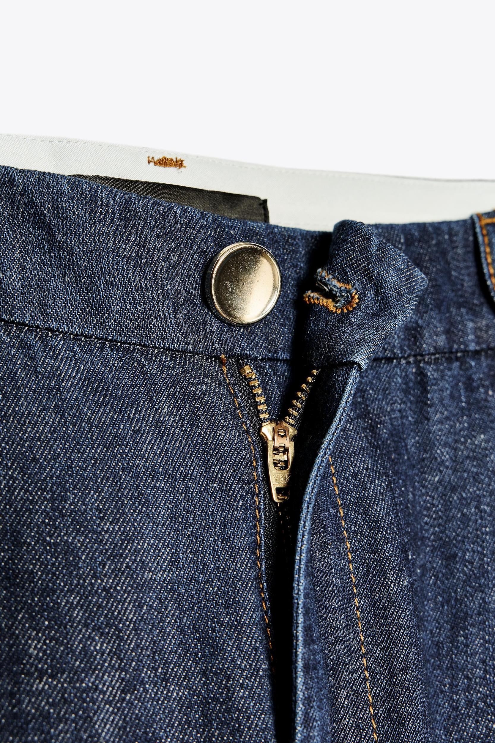 PLEATED HIGH-WAISTED WIDE LEG PANTS Product Image