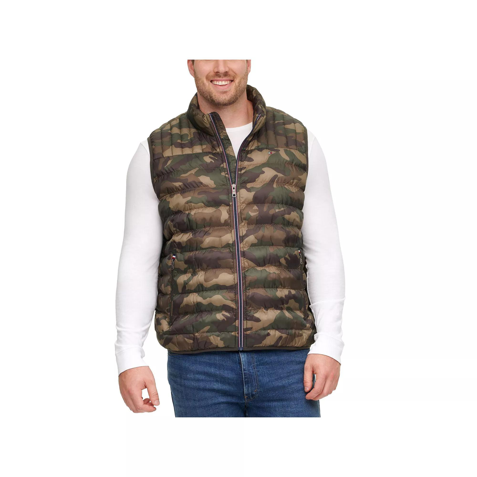 Big & Tall Tommy Hilfiger Quilted Vest, Men's,  Product Image