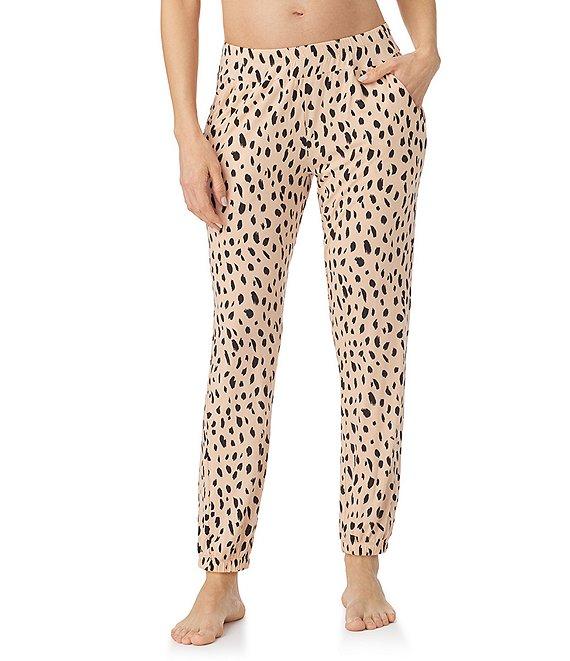Donna Karan Soft Knit Animal Print Coordinating Lounge Jogger Product Image