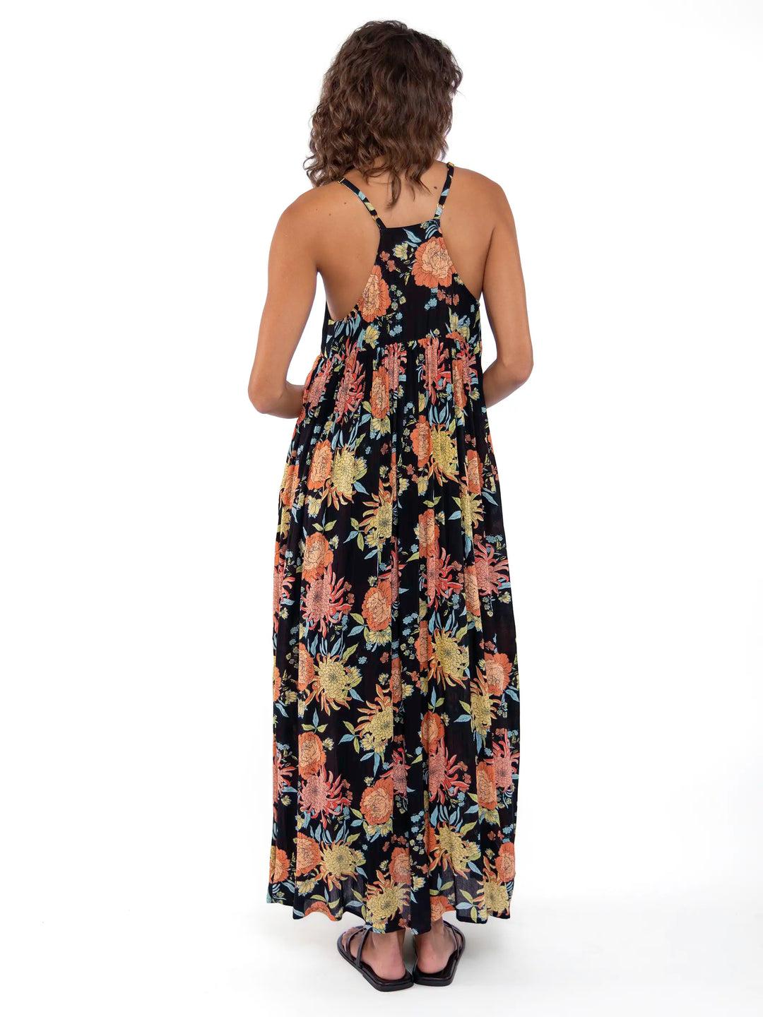 Reyna Deep V-Neck Maxi Dress Product Image