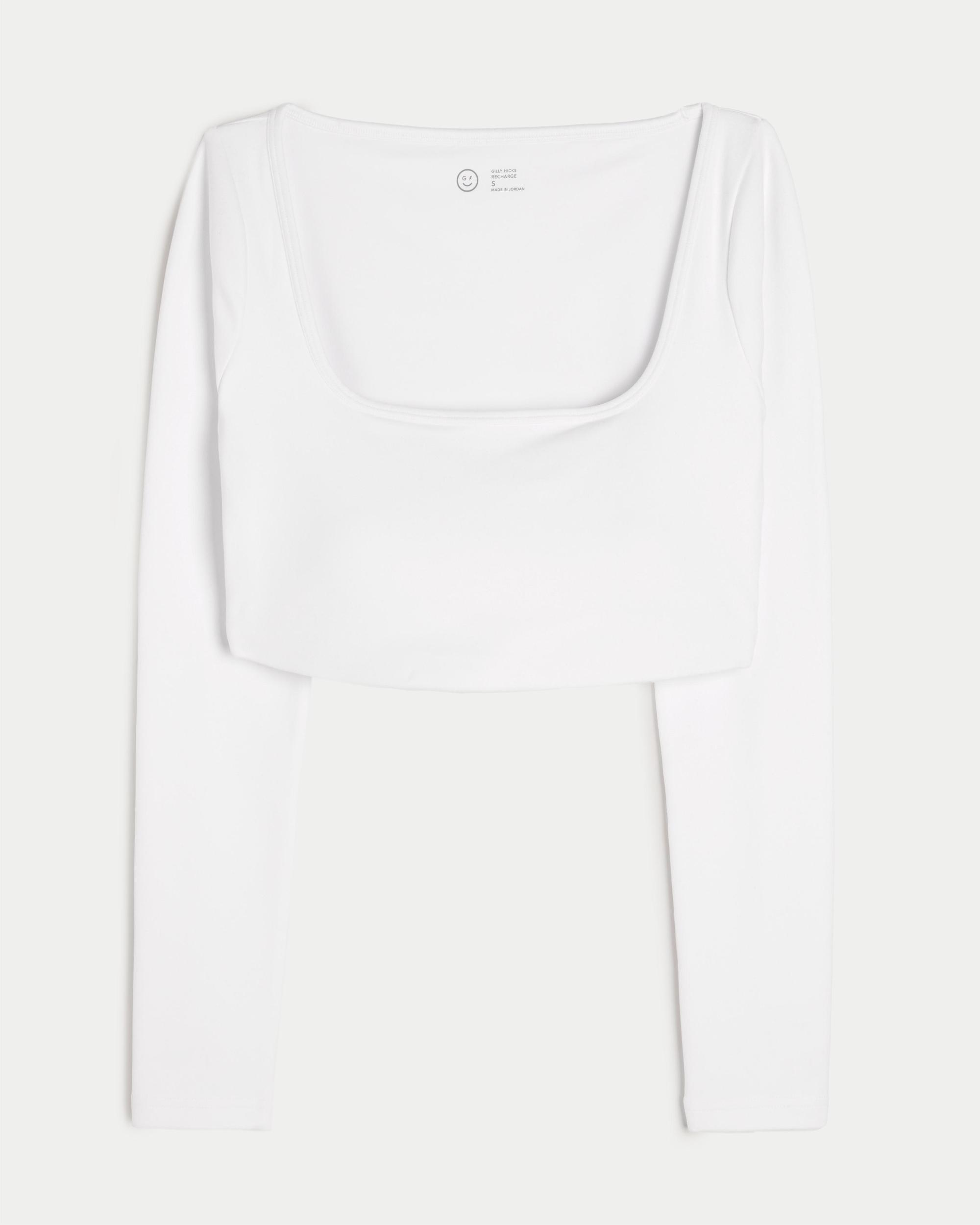 Gilly Hicks Active Recharge Ultra-Crop Long-Sleeve Top Product Image