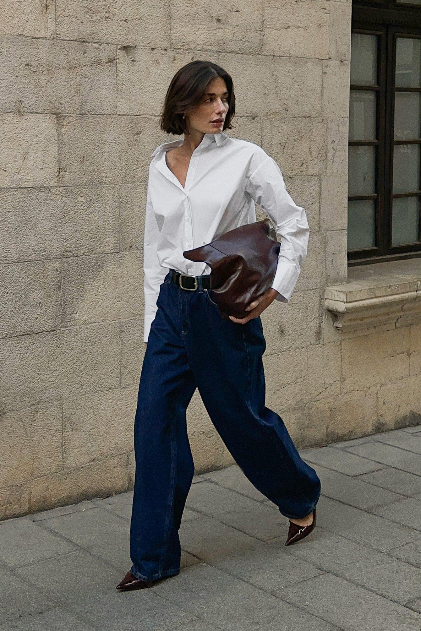 Loose Low Waist Long Jeans Product Image