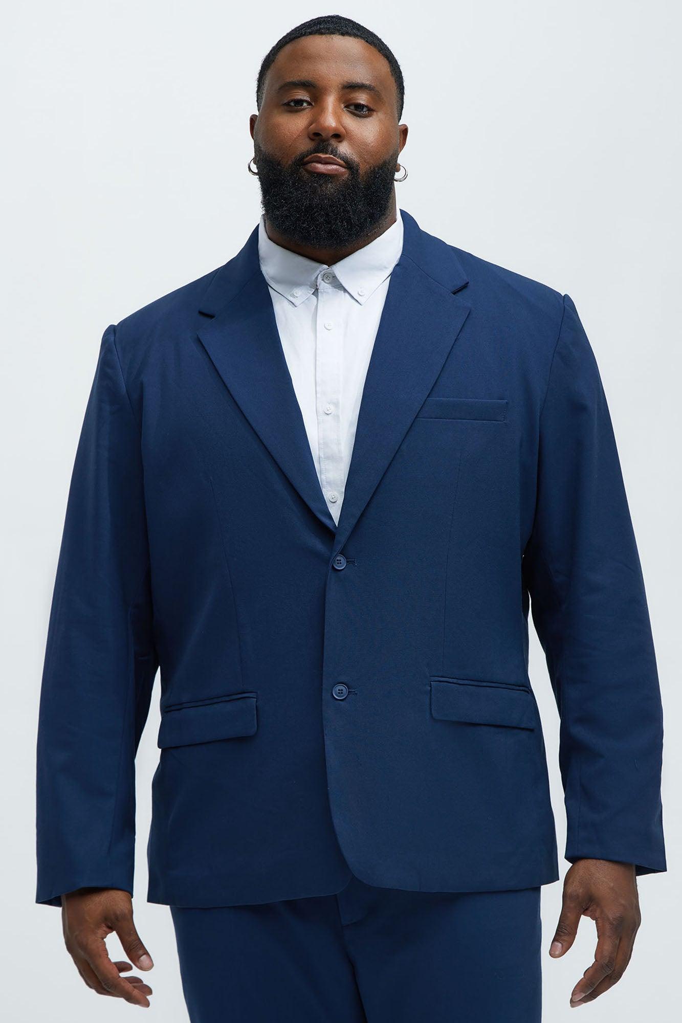 The Modern Stretch Suit Jacket - Navy Product Image