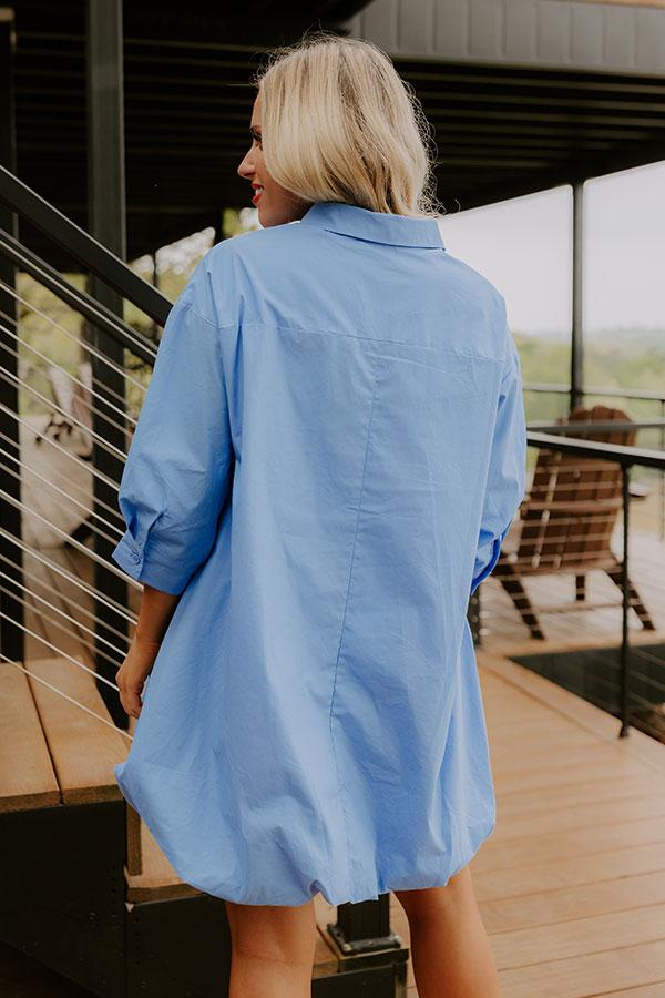 Sunroom Social Button Down Mini Dress Product Image