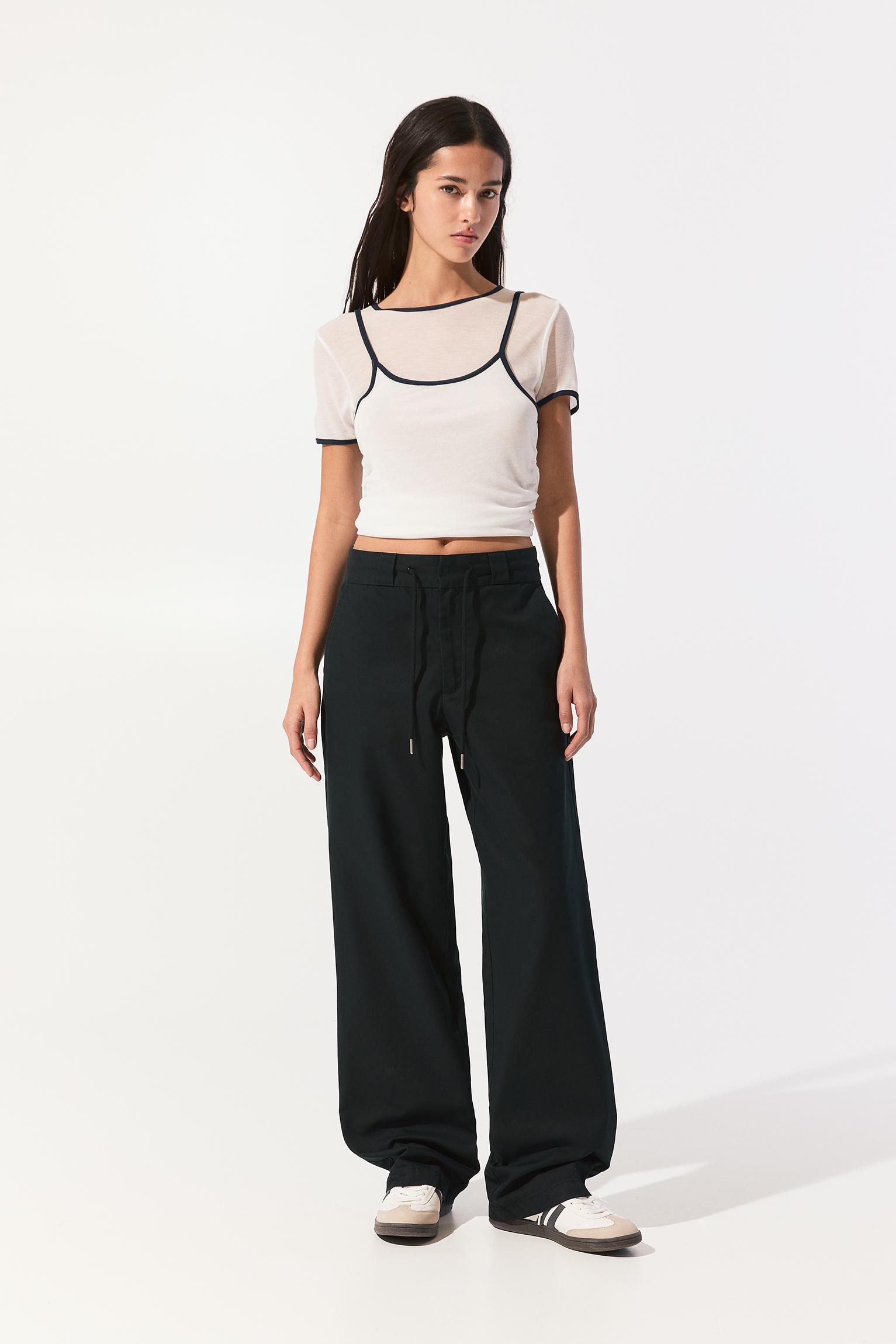 Chinos with drawstring Product Image