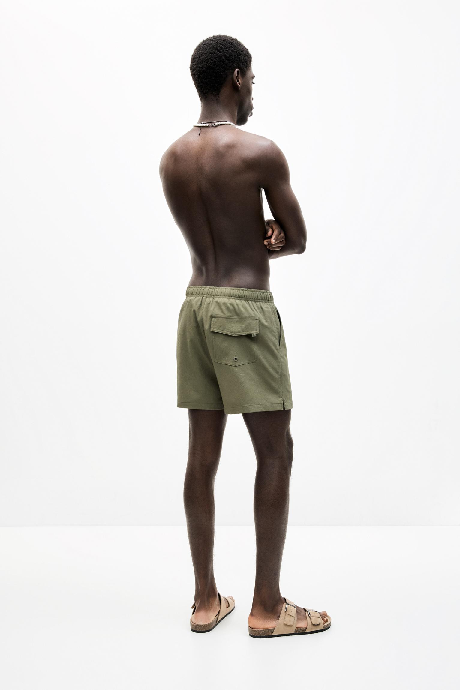 Textured fabric board shorts Product Image
