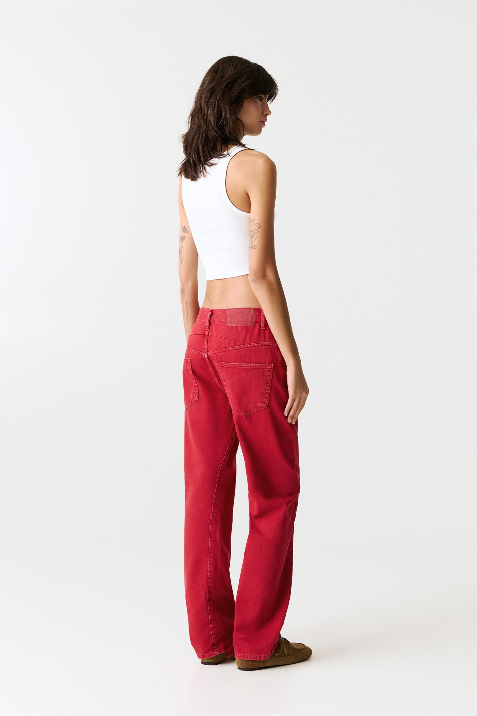 Baggy jeans with seam details Product Image