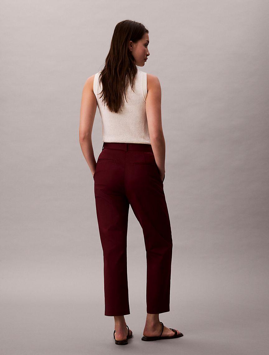 Cotton Stretch Straight Fit Chino Pants Product Image