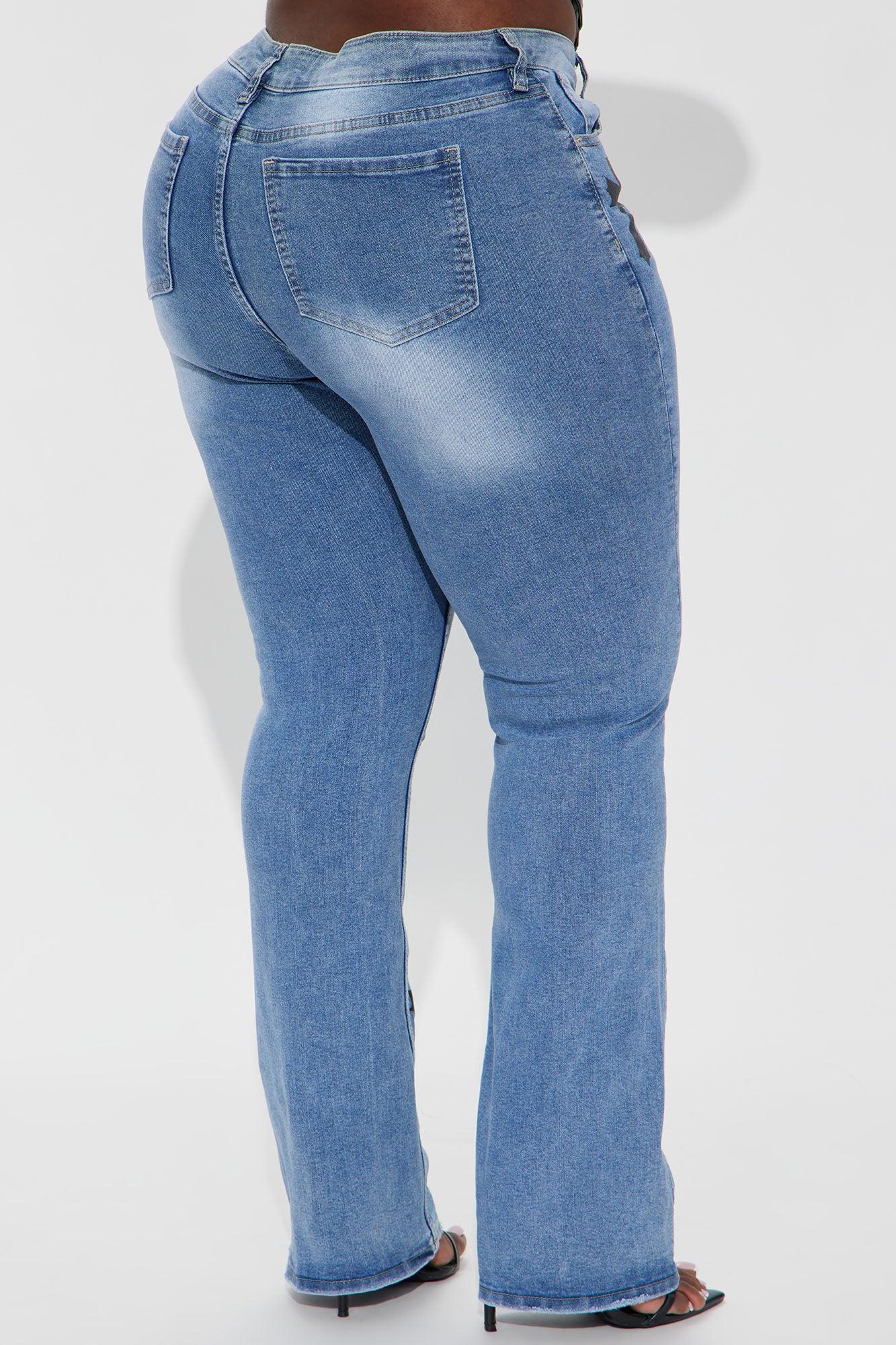 Just Like Heaven Stretch Bootcut Jean - Medium Wash Product Image