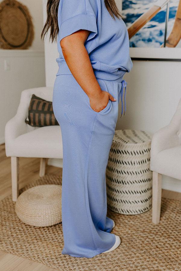 Easygoing High Waist Wide Leg Pants Curves Product Image