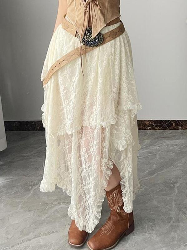 Boho Irregular Maxi Skirt Product Image