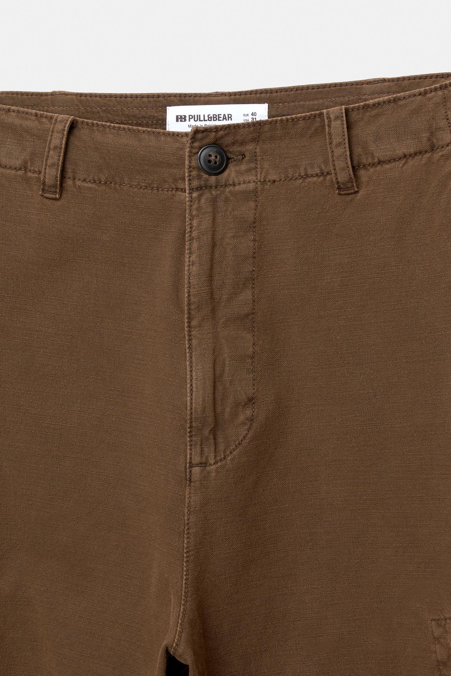 Washed baggy cargo pants Product Image