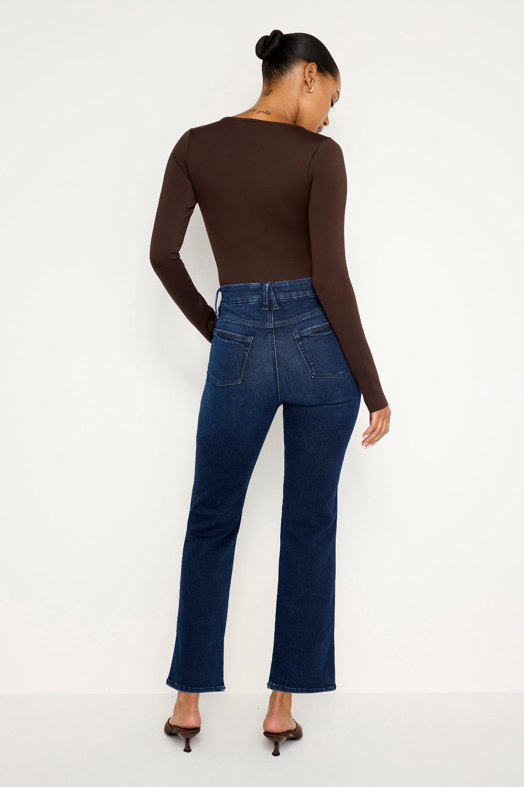 ALWAYS FITS GOOD CURVE STRAIGHT JEANS | INDIGO707 Product Image