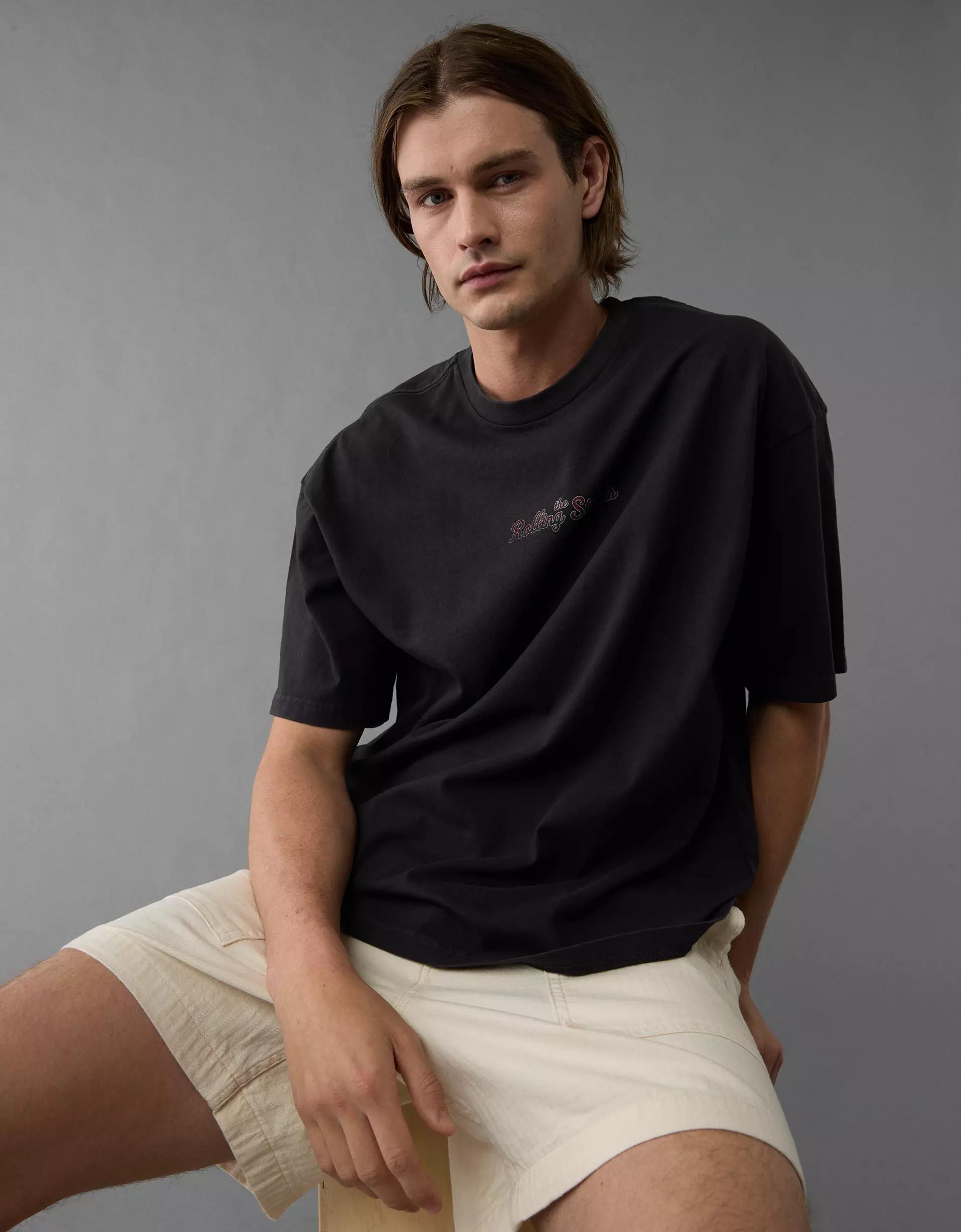 AE Boxy Rolling Stones Graphic T-Shirt Product Image