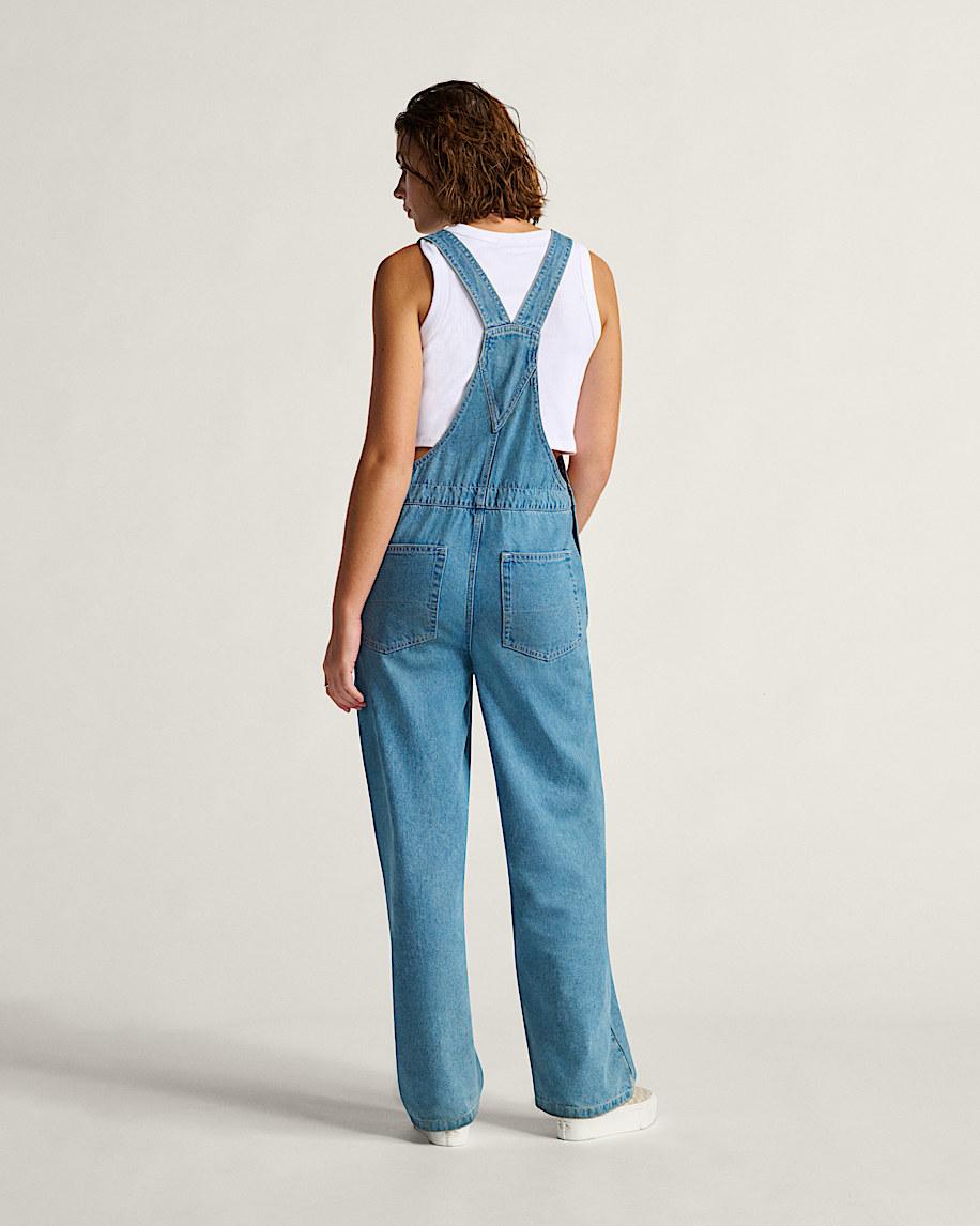 Sirelle Overalls in Denim Blue| Vans US Product Image