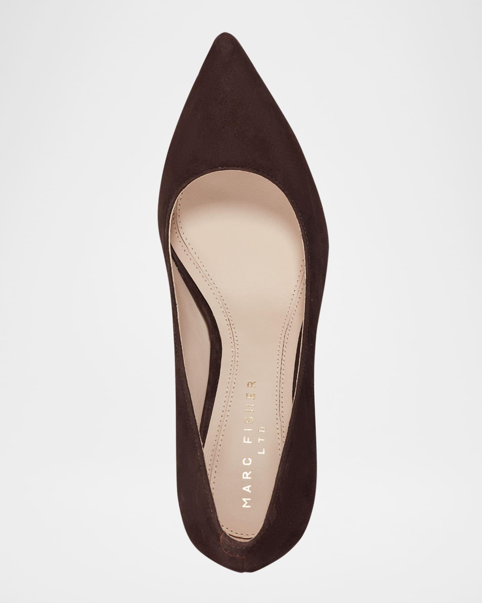 Zala Suede Pointed-Toe Pumps Product Image