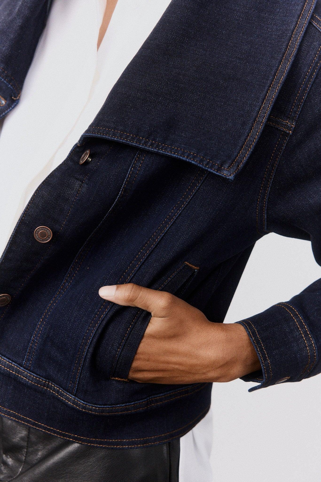 Full of Drama Denim Jacket Product Image