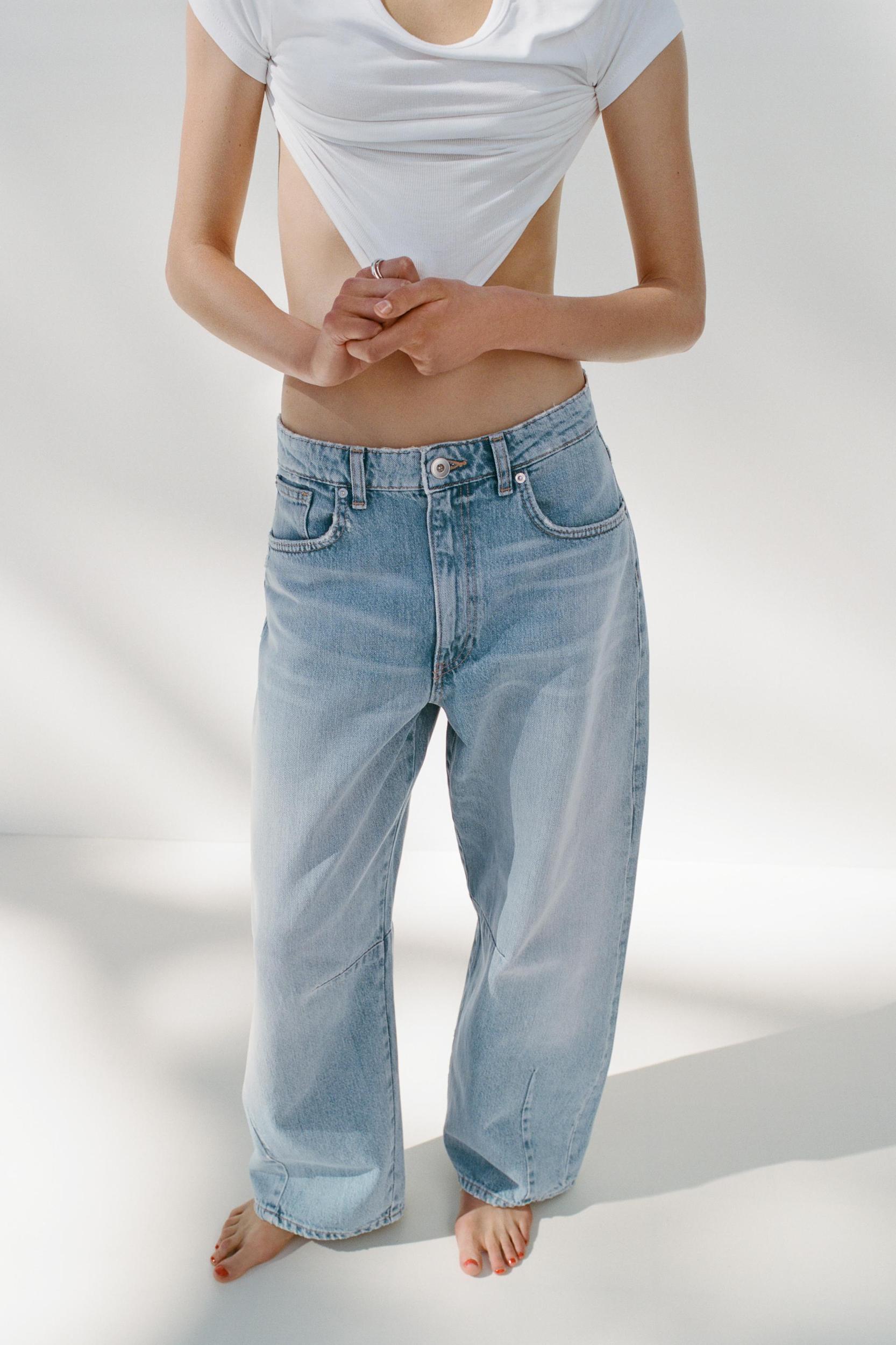 TRF MID-RISE BAGGY BALLOON JEANS Product Image