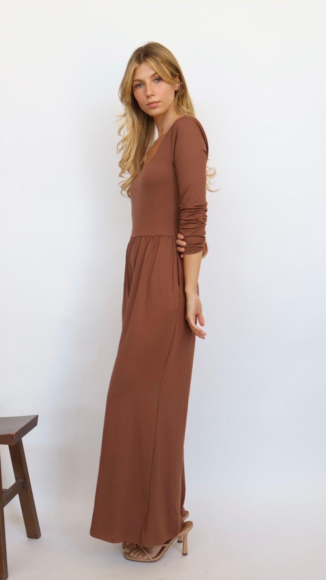 Emma Long Sleeve Everyday Jumpsuit Product Image