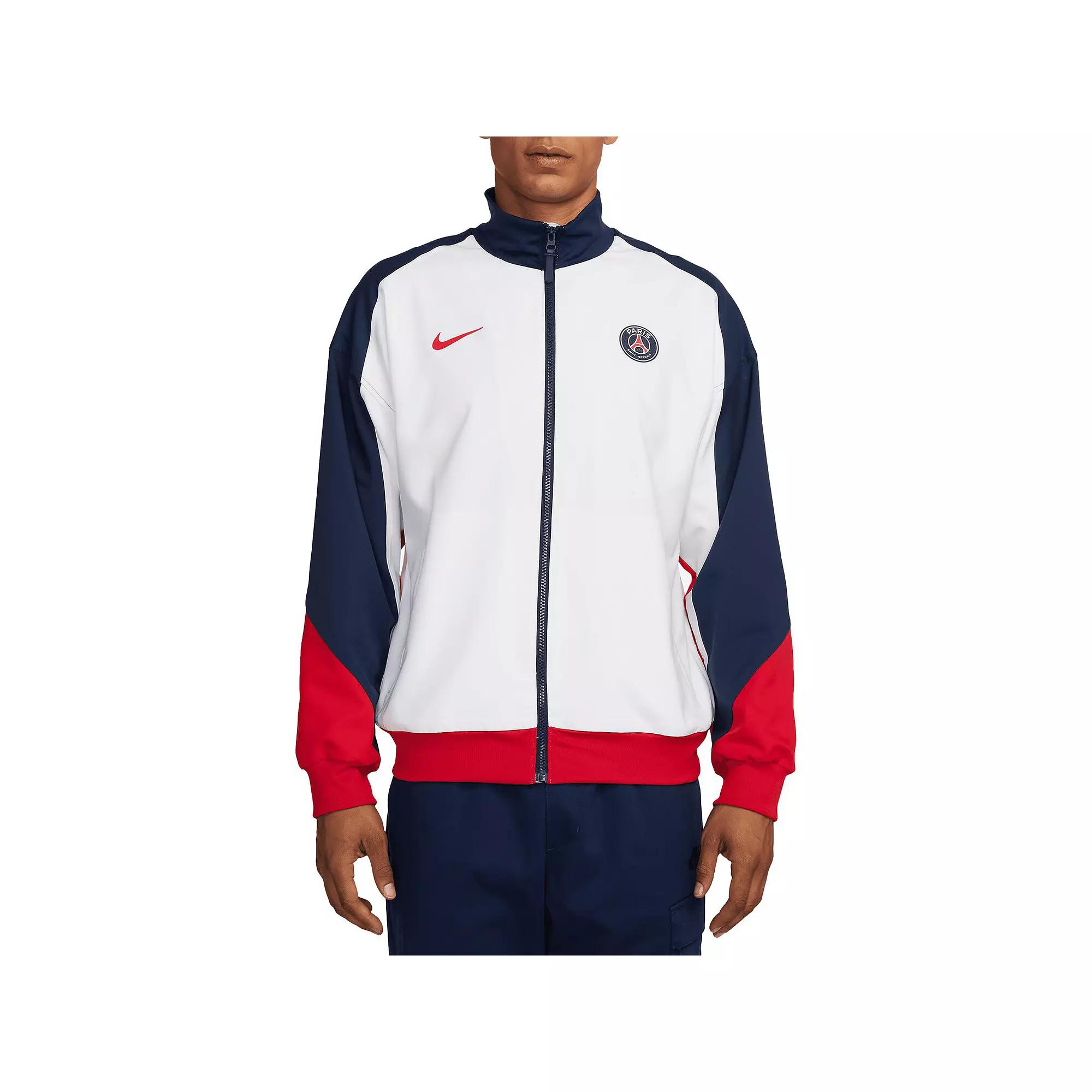 Men's Nike White Paris Saint-Germain 2024/25 Strike Anthem Full-Zip Jacket,  Product Image