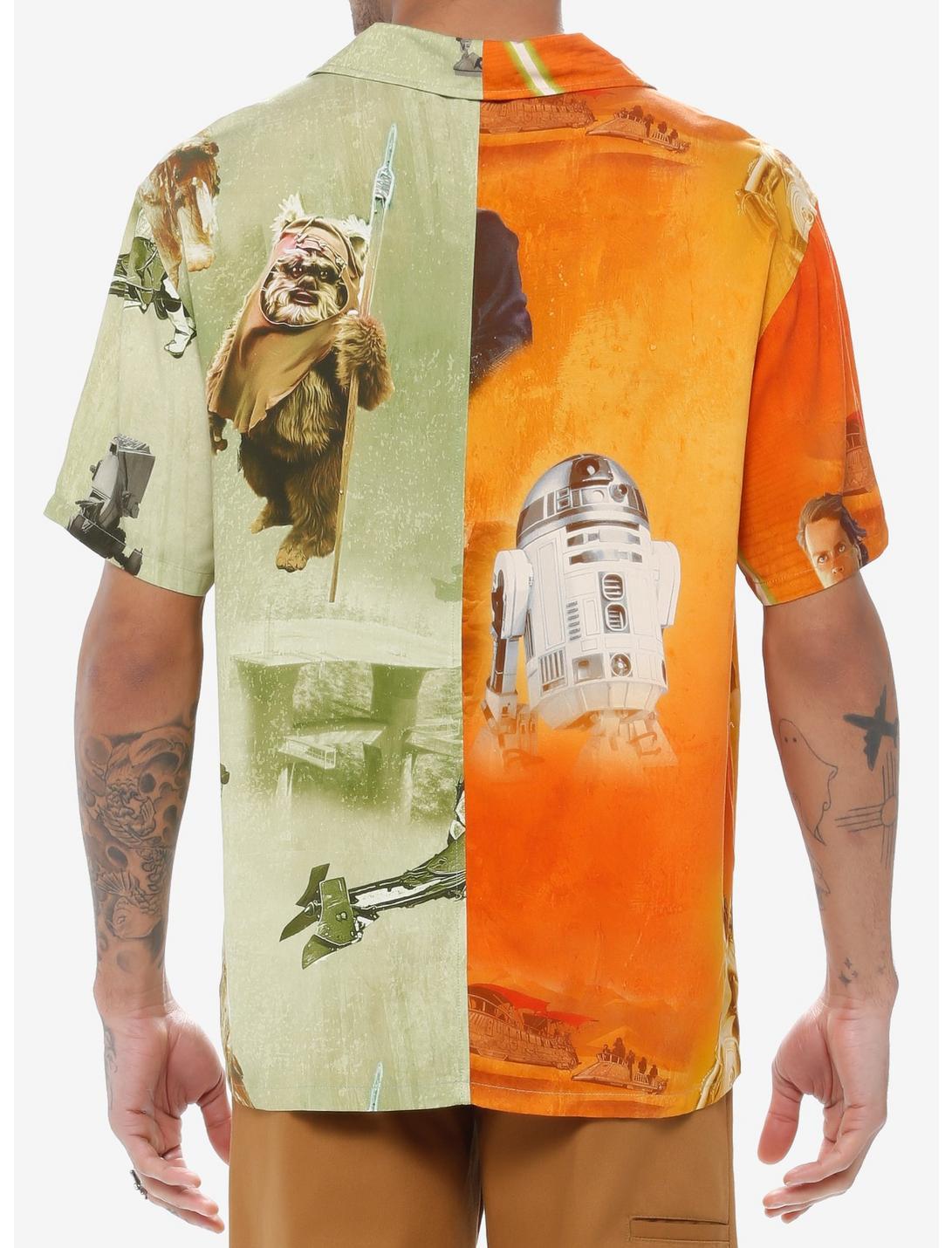 Our Universe Star Wars Tatooine Endor Split Woven Button-Up Product Image