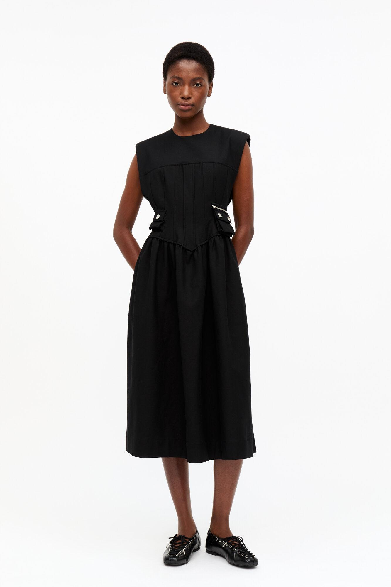 Black Oleatex Lace-Up Ballerinas Product Image