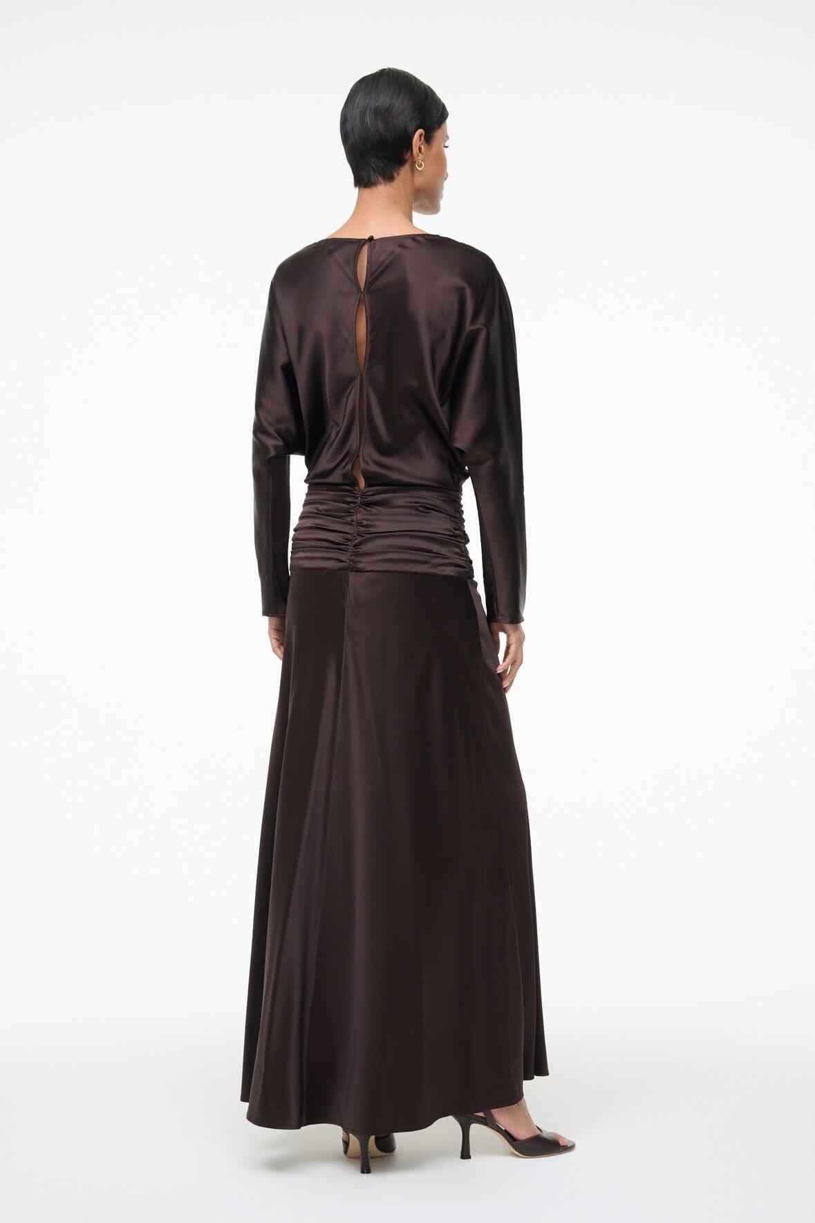 FREDA SILK DRESS | EARTH Product Image