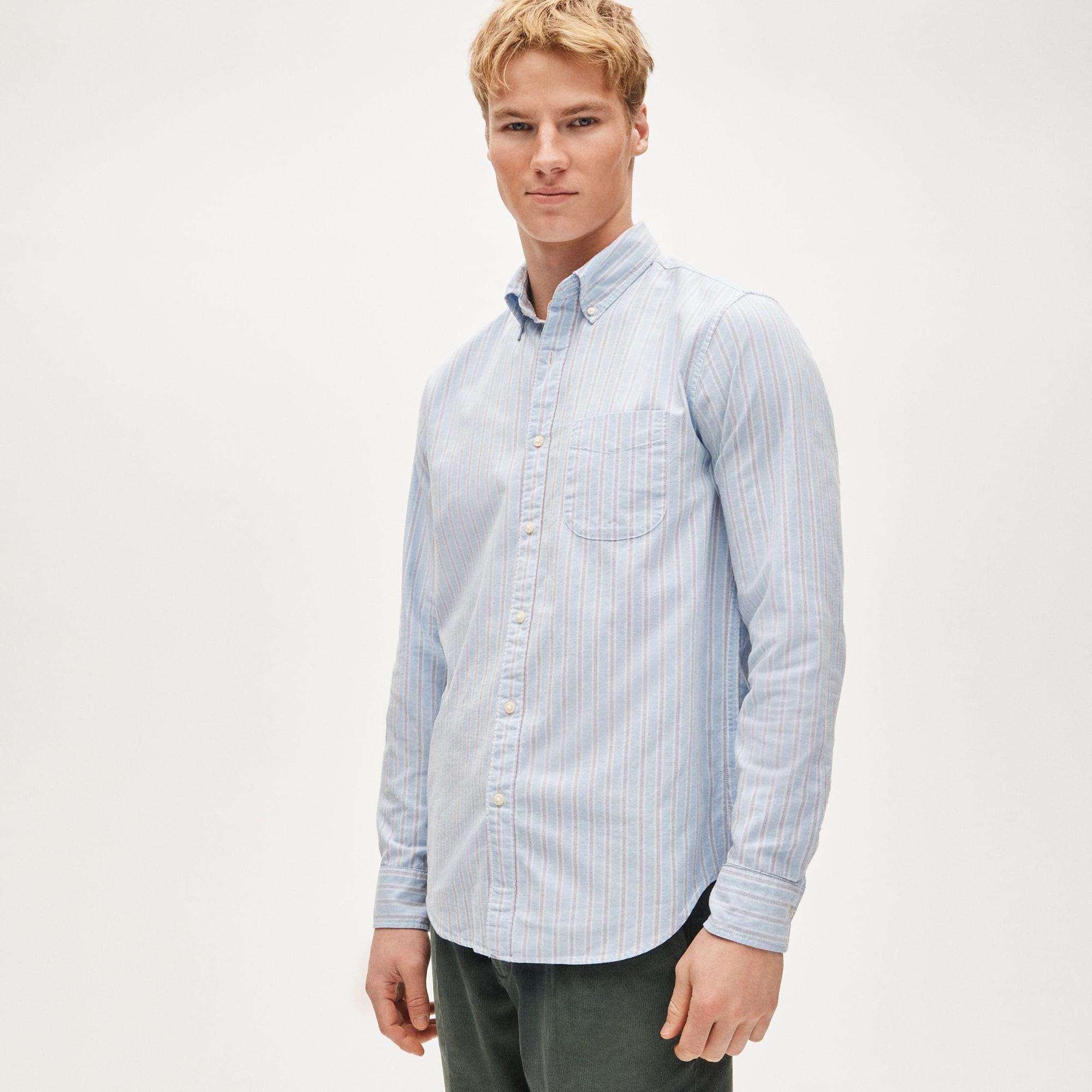 Broken-in organic cotton oxford shirt Product Image
