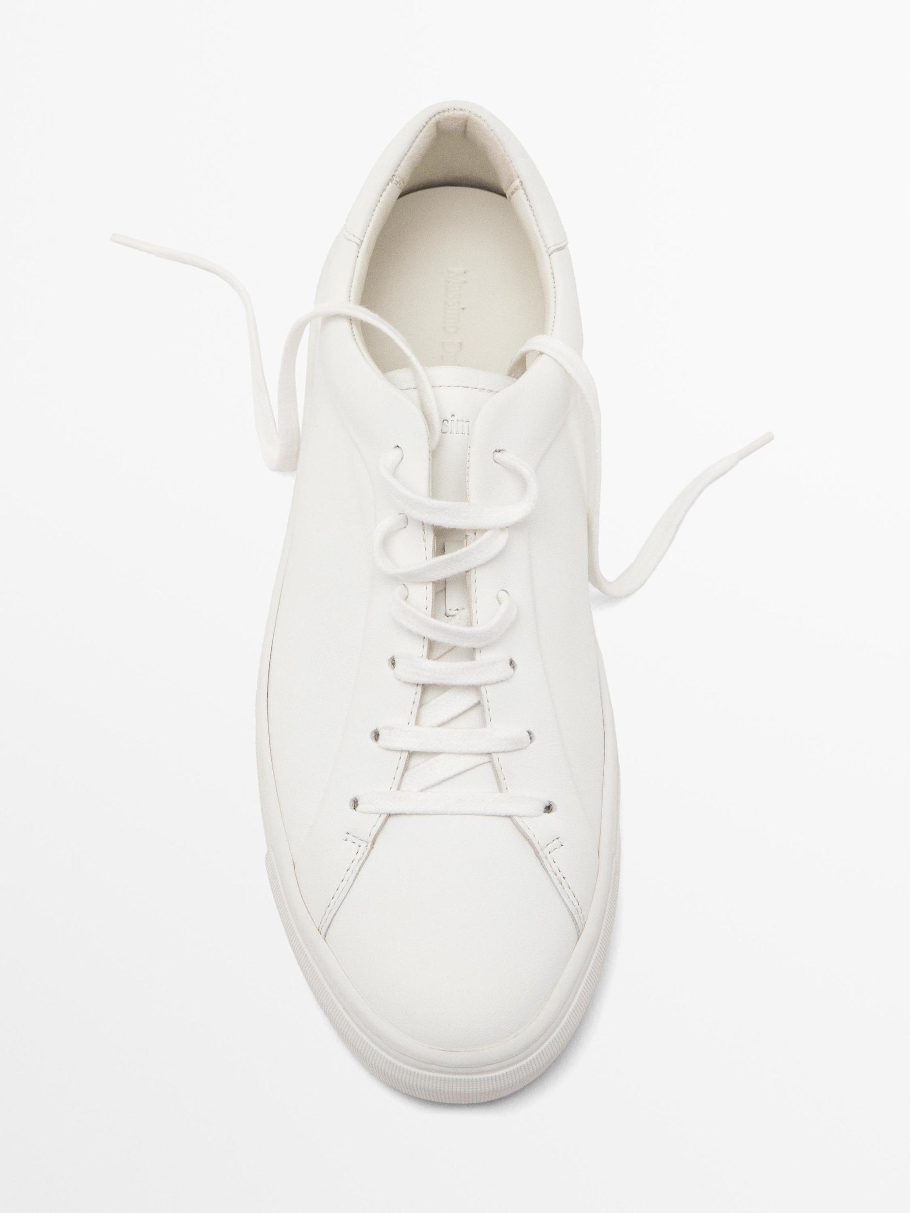 Split suede trainers Product Image